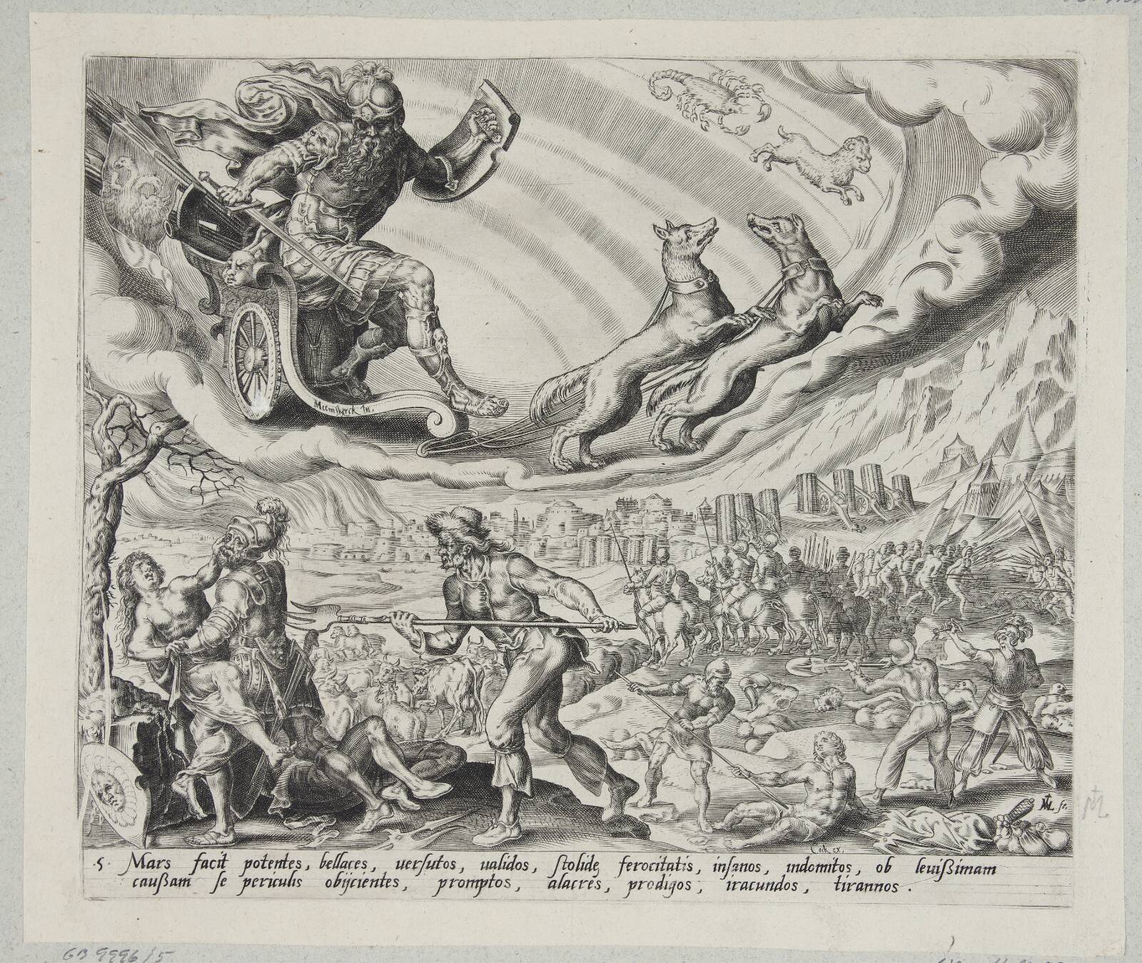 Mars, Harmen Jansz. Muller, 1566-1569