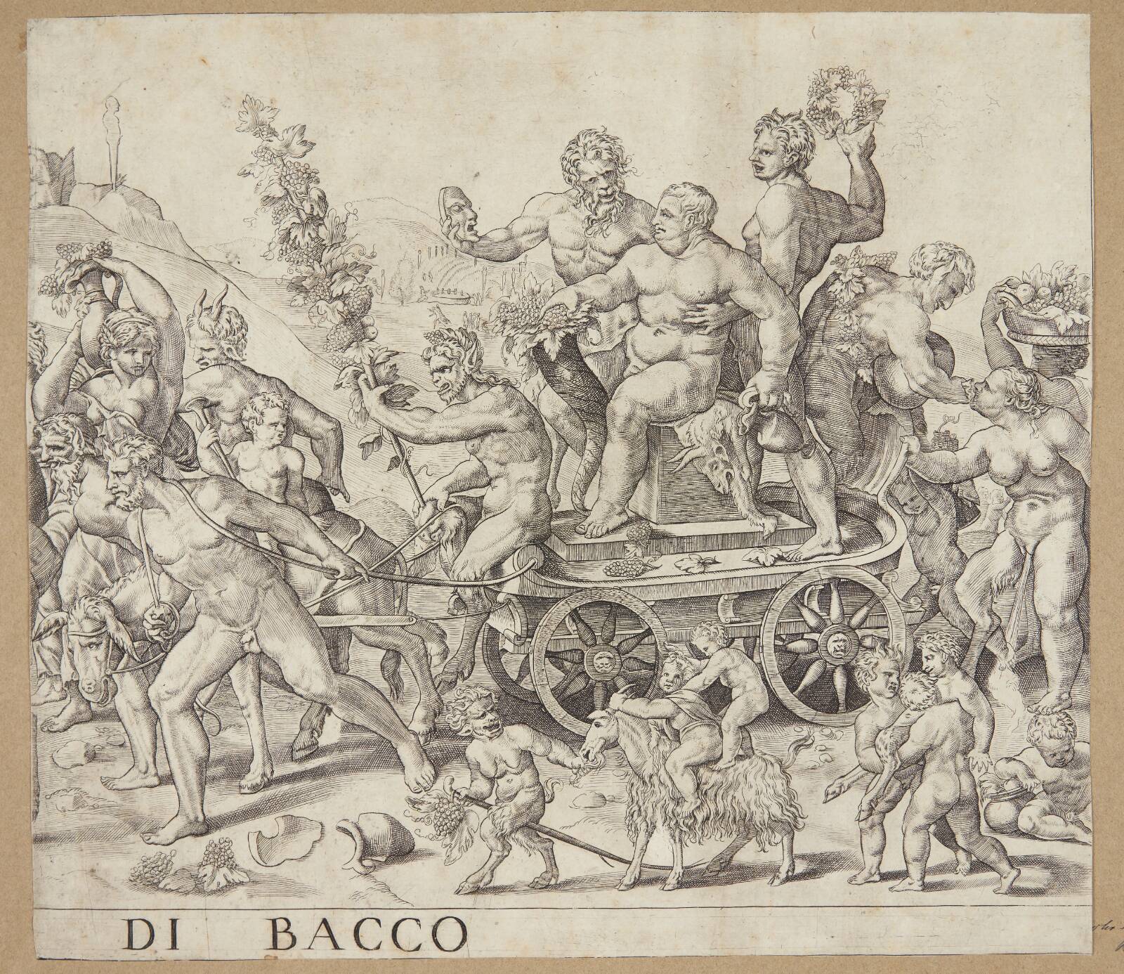 Bacchus' triumftog, Ubekendt, 1550-1599