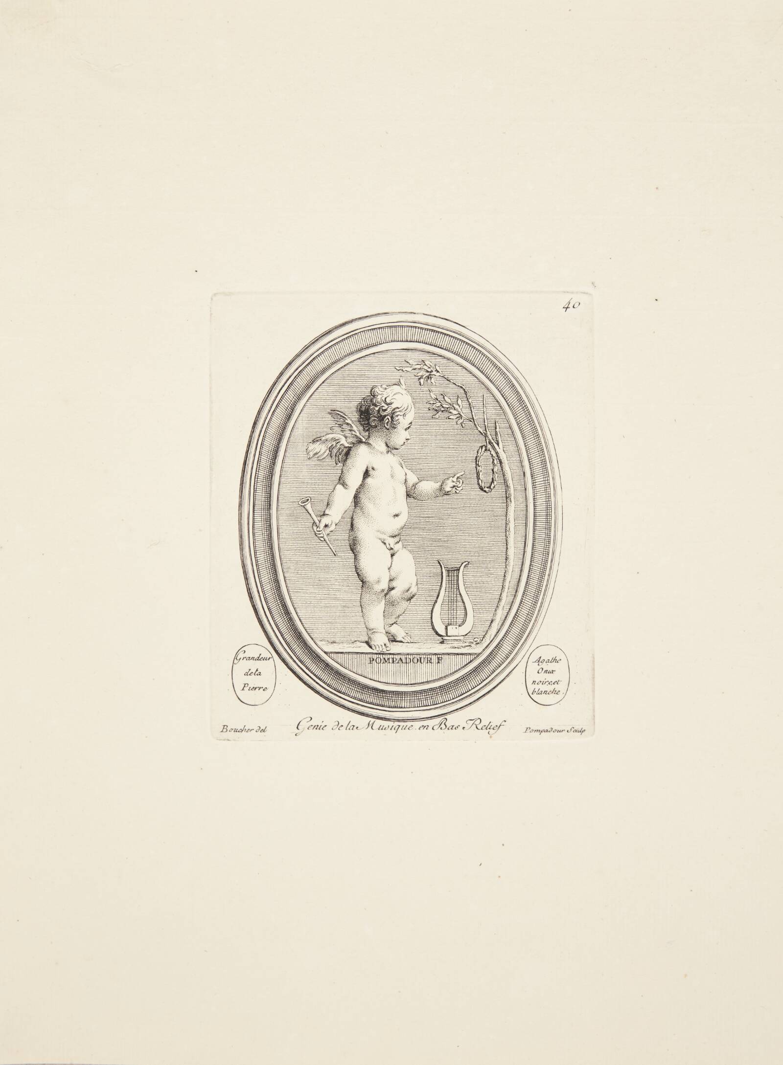 Musikkens genius, Madame de Pompadour, 1753-1757