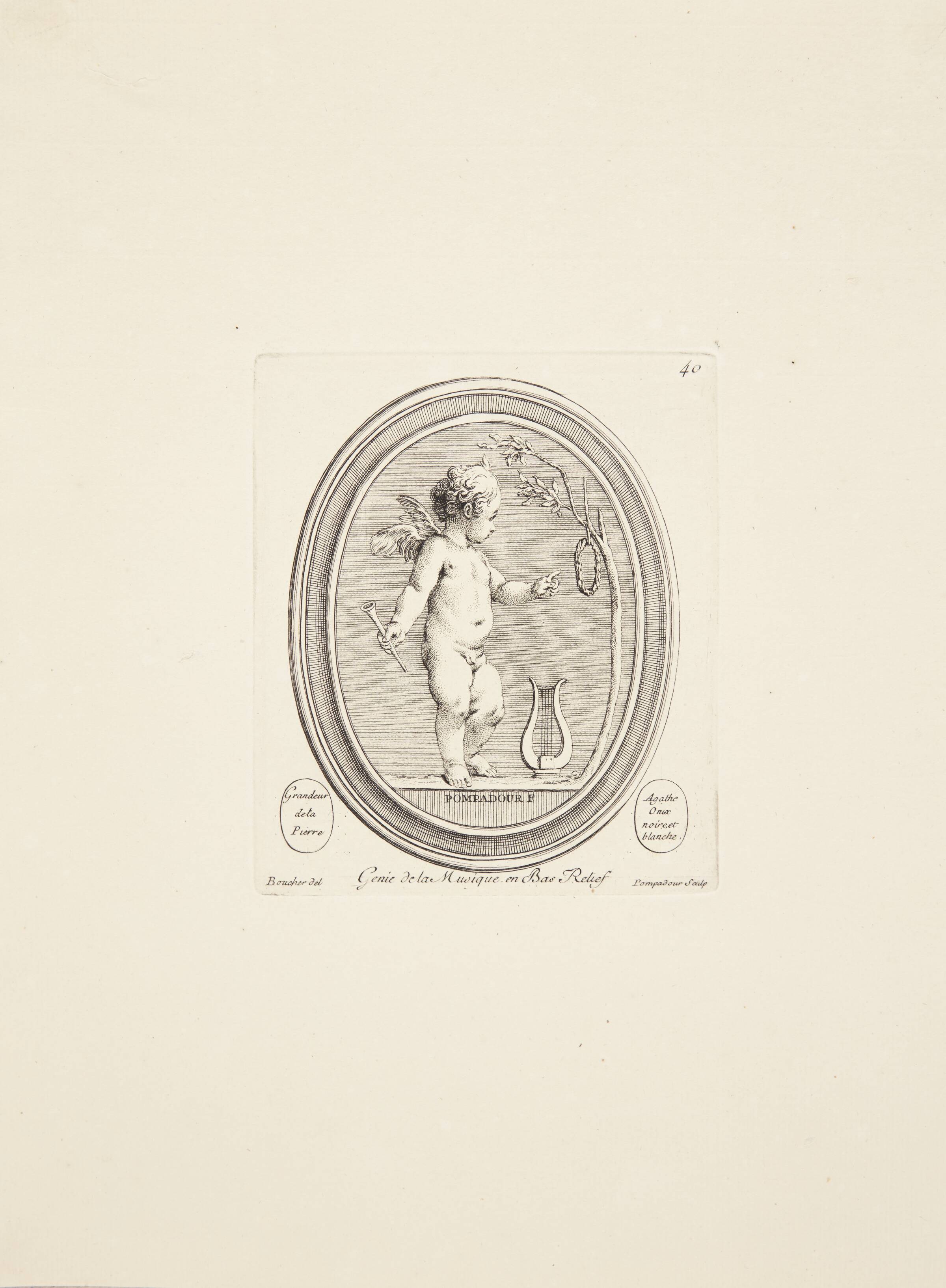 Musikkens genius, Madame de Pompadour, 1753-1757