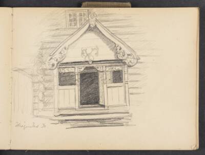 Studie af facade, Håkenstad Norge