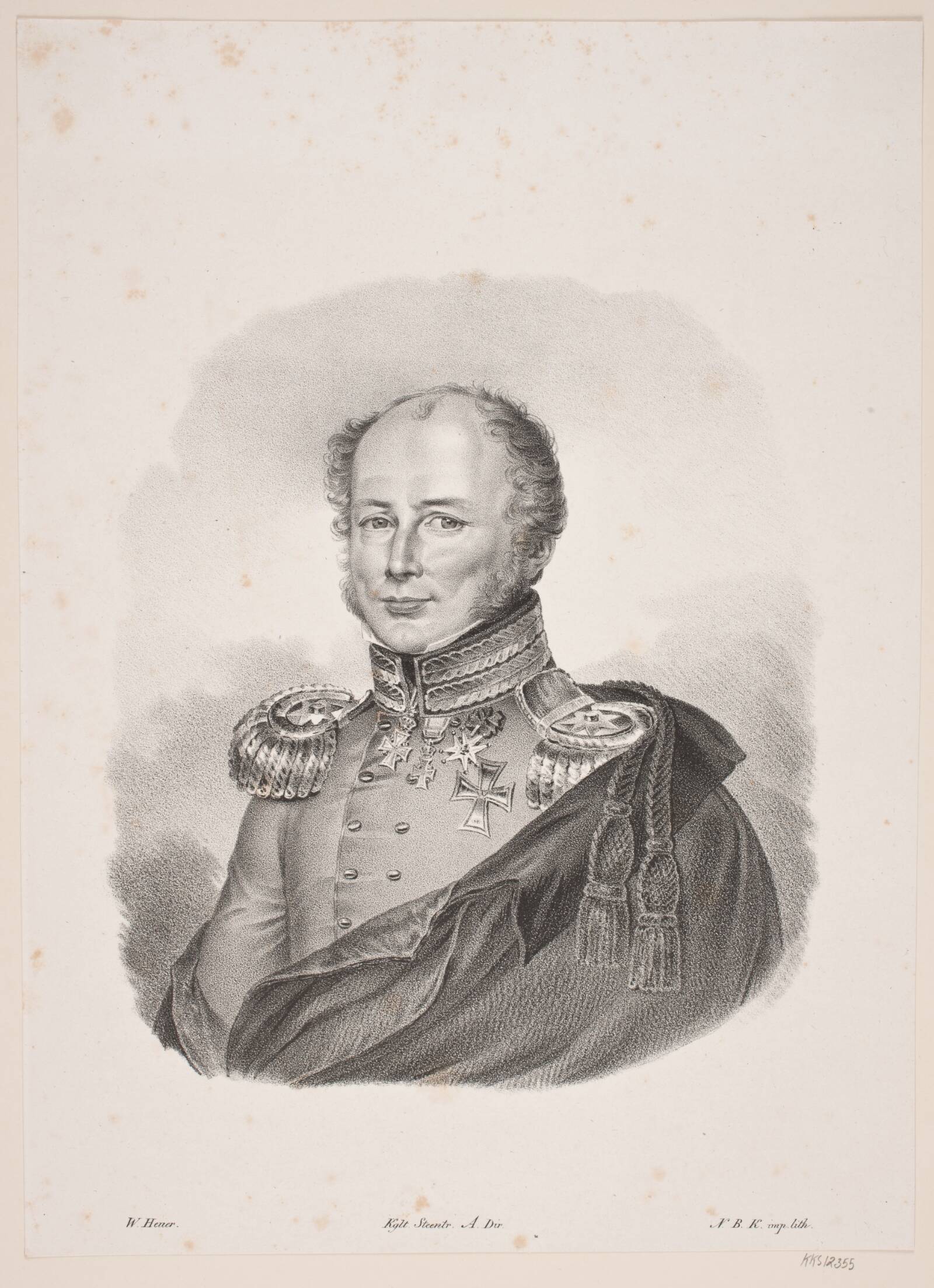 Peter Carl Frederik von Scholten, WIlhelm Heuer, 1832