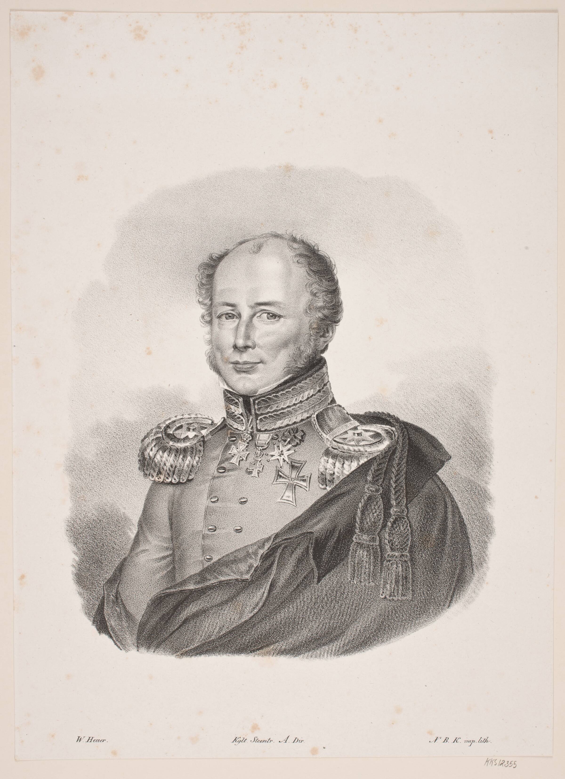 Peter Carl Frederik von Scholten, WIlhelm Heuer, 1832
