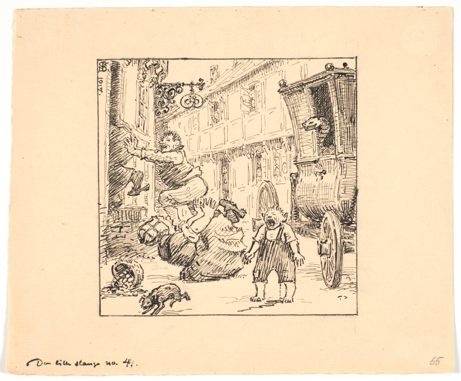 Den lille Slange, Niels Skovgaard, 1917