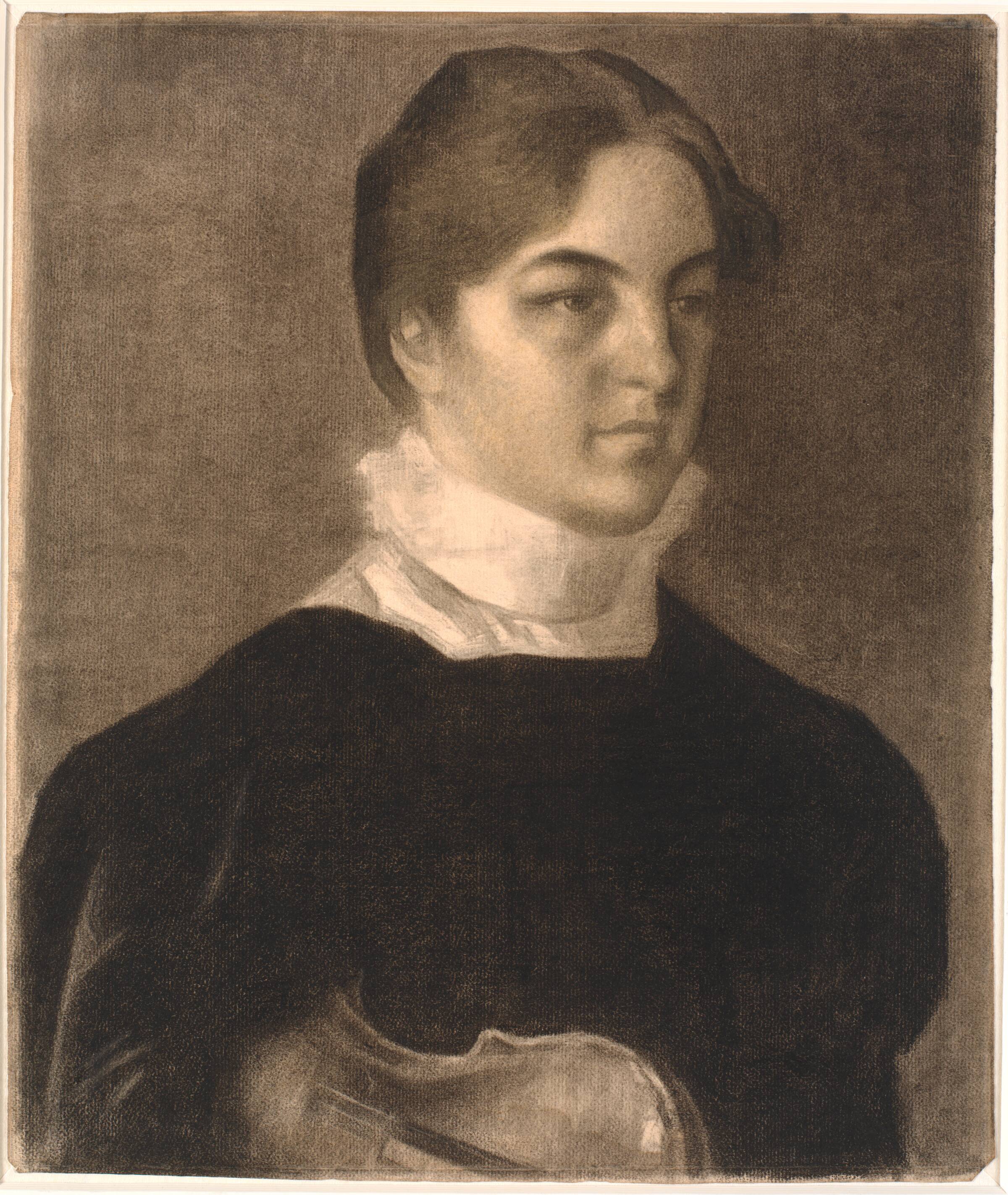 Portræt af Karen Bramsen, Vilhelm Hammershøi, 1897-1898