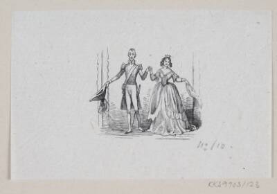 Illustration til "Skyggen" i H.C. Andersen, "Eventyr og Historier", Bind 2