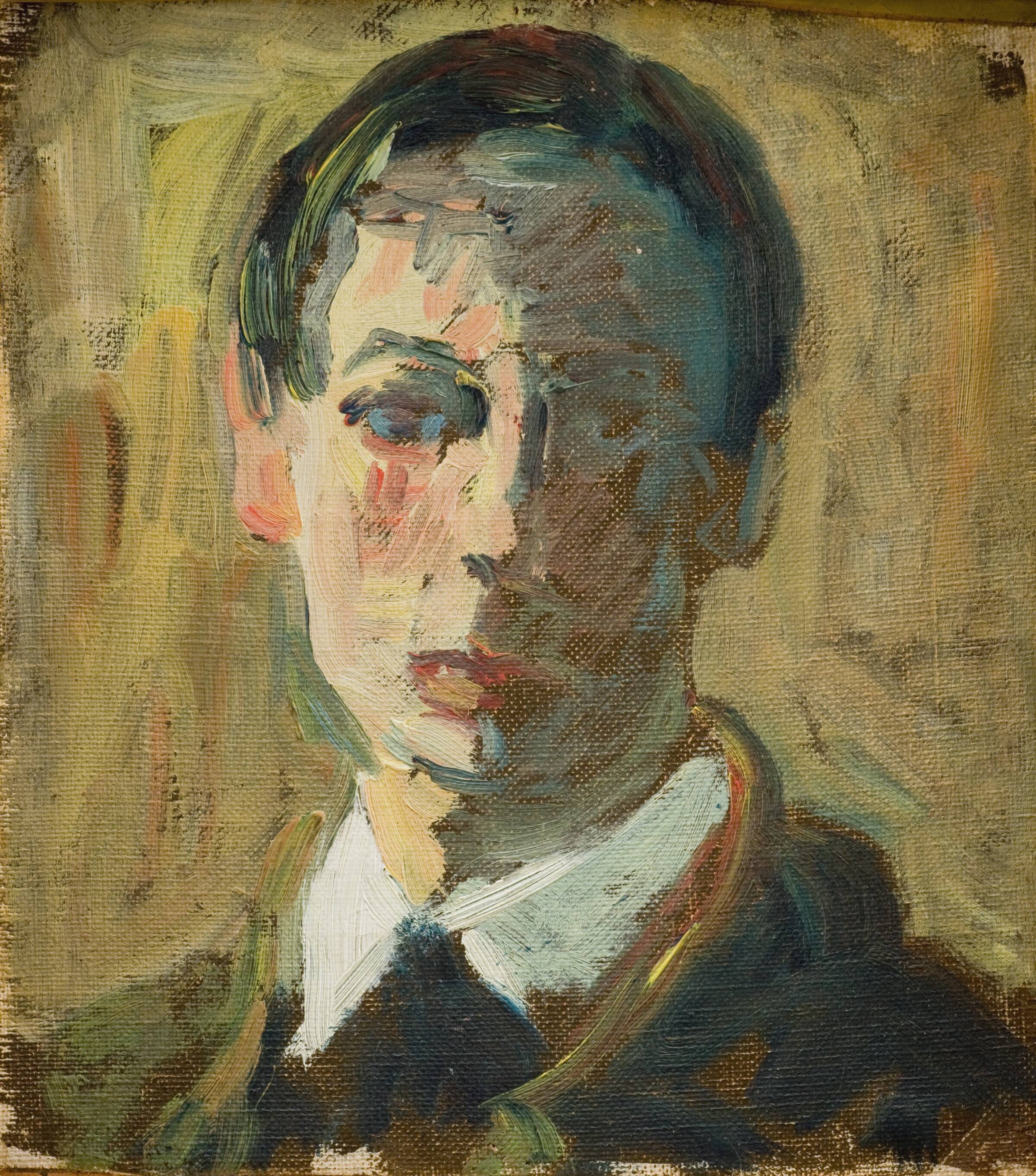 Selvportræt, Sigurd Swane, 1905-1909
