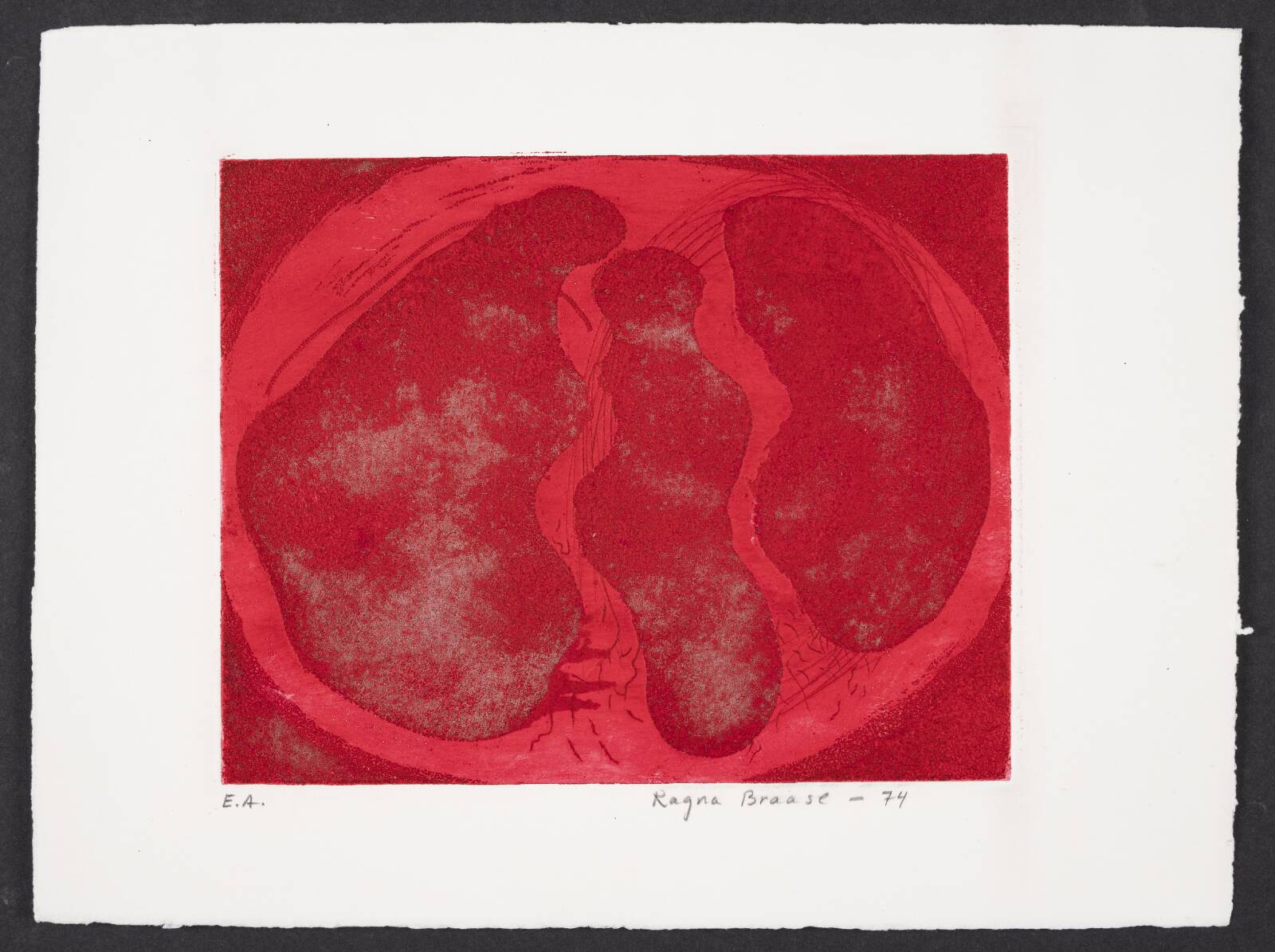 Uden titel, Ragna Braase, 1974