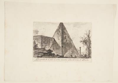 Gaius Cestius' pyramide nær Porta S. Paolo