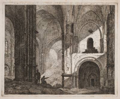 Interiør fra samme Ruin 1806