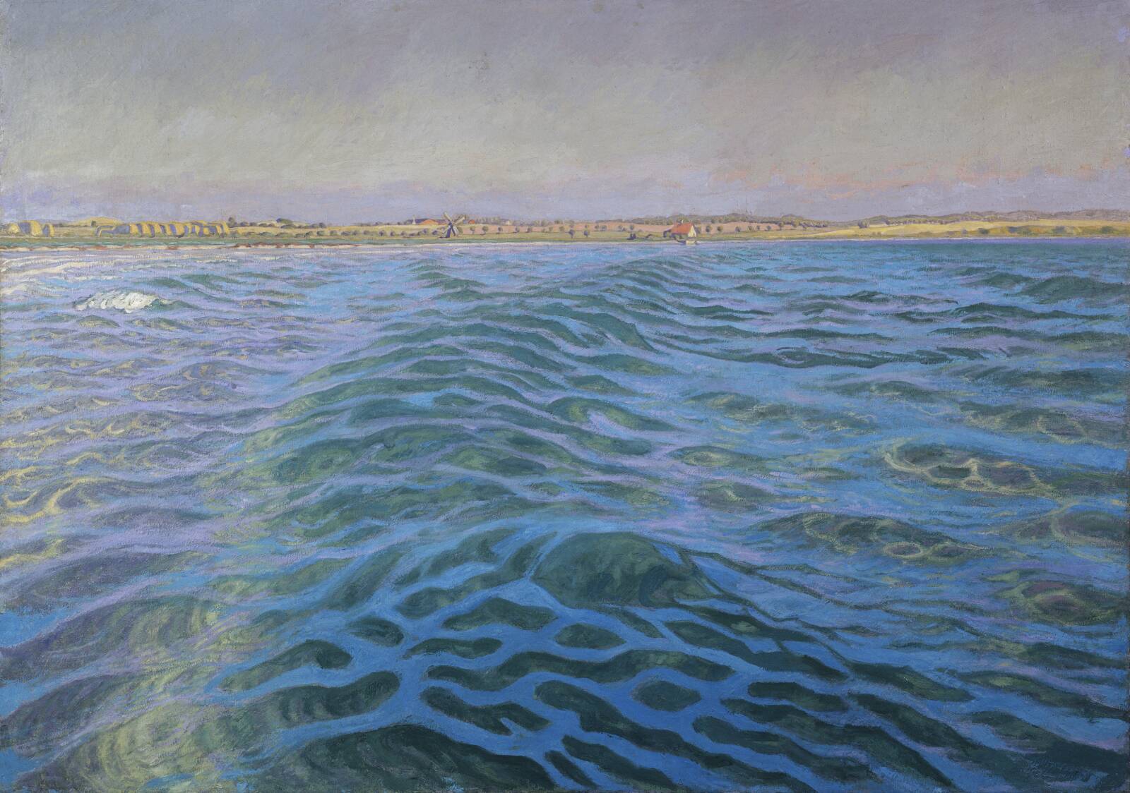 Dønning. Kerteminde Bugt, Johannes Larsen, 1947-1948