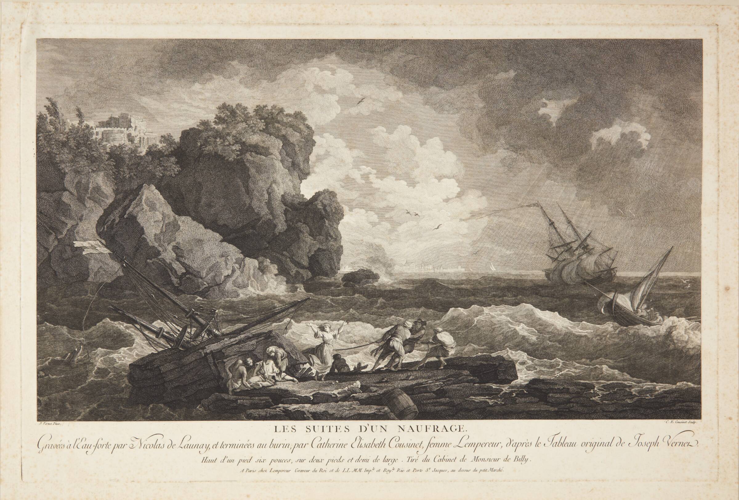 Les suites d'un Naufrage, Catherine Élisabeth Lempereur, 1762
