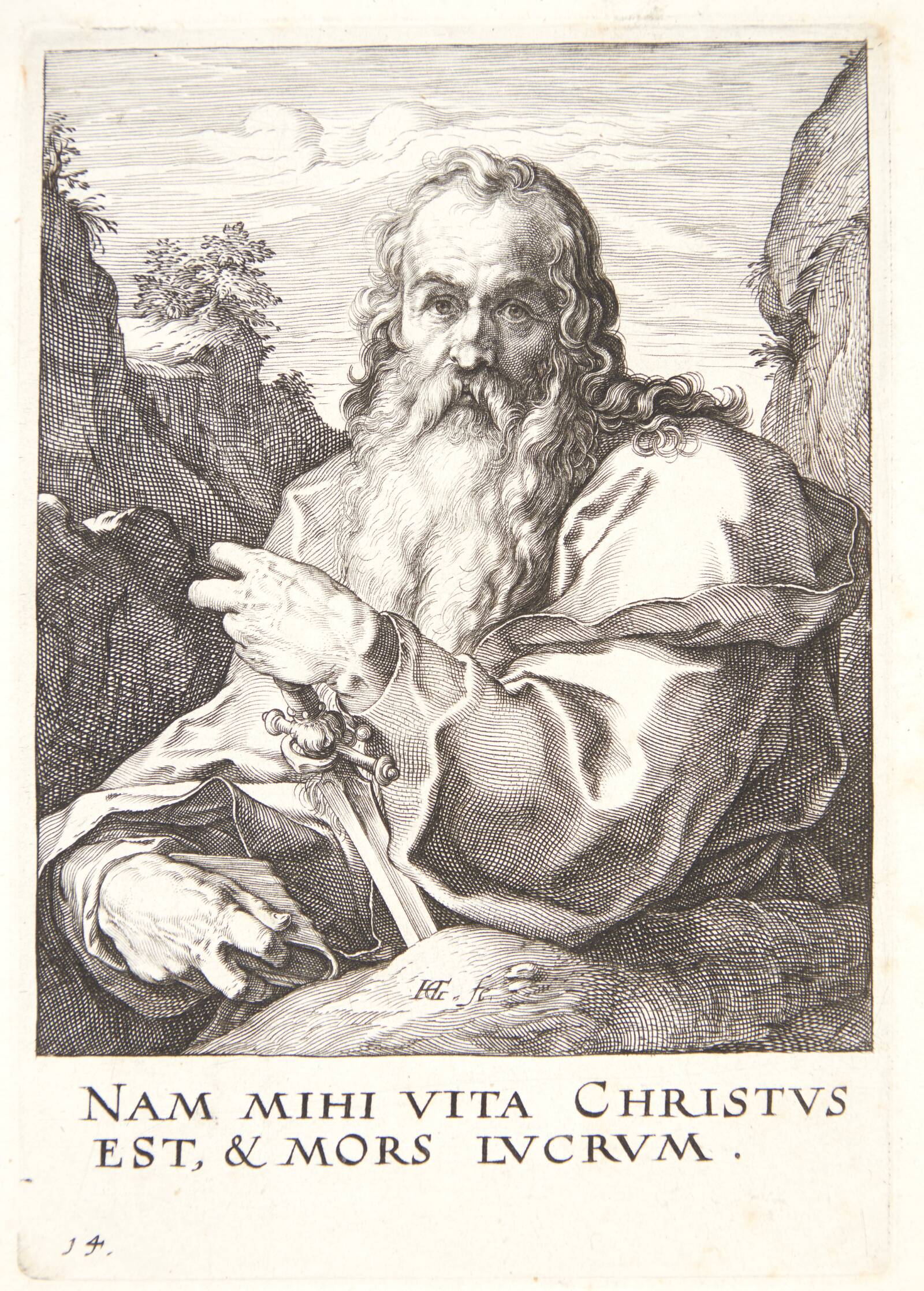 Apostlen Paulus, Hendrick Goltzius, 1589