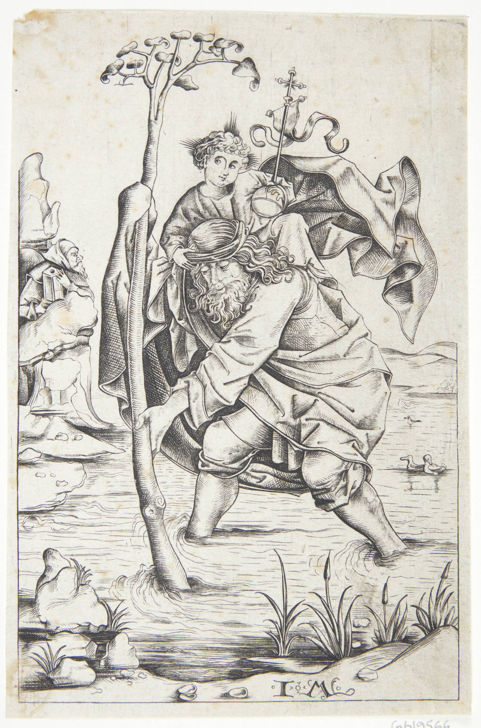 Den hellige Chistophorus, Ubekendt, 1466-1499