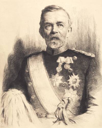 Portræt af Generalmajor L. Koefoed