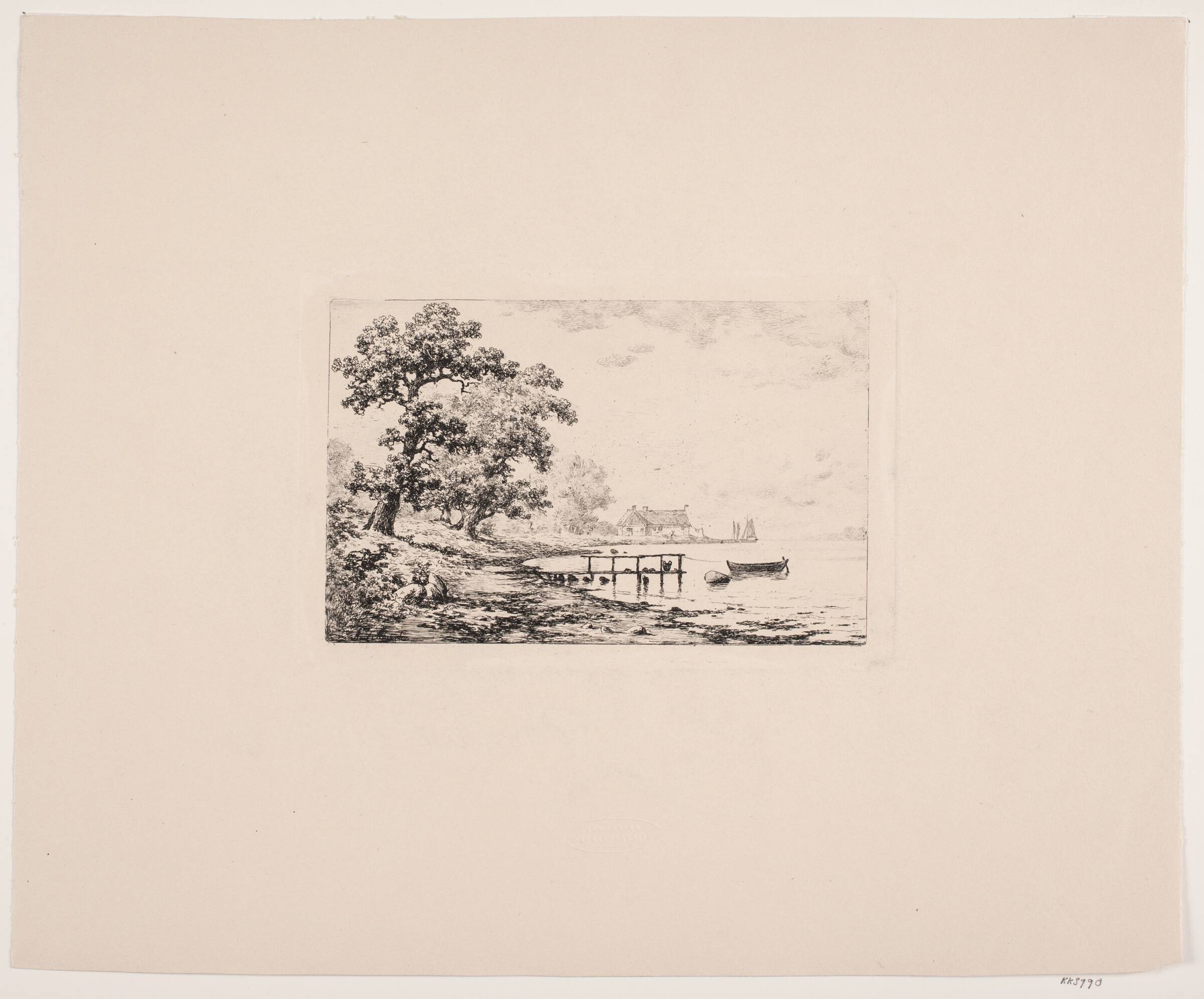 Parti fra Skarritsø, Axel Schovelin, 1892