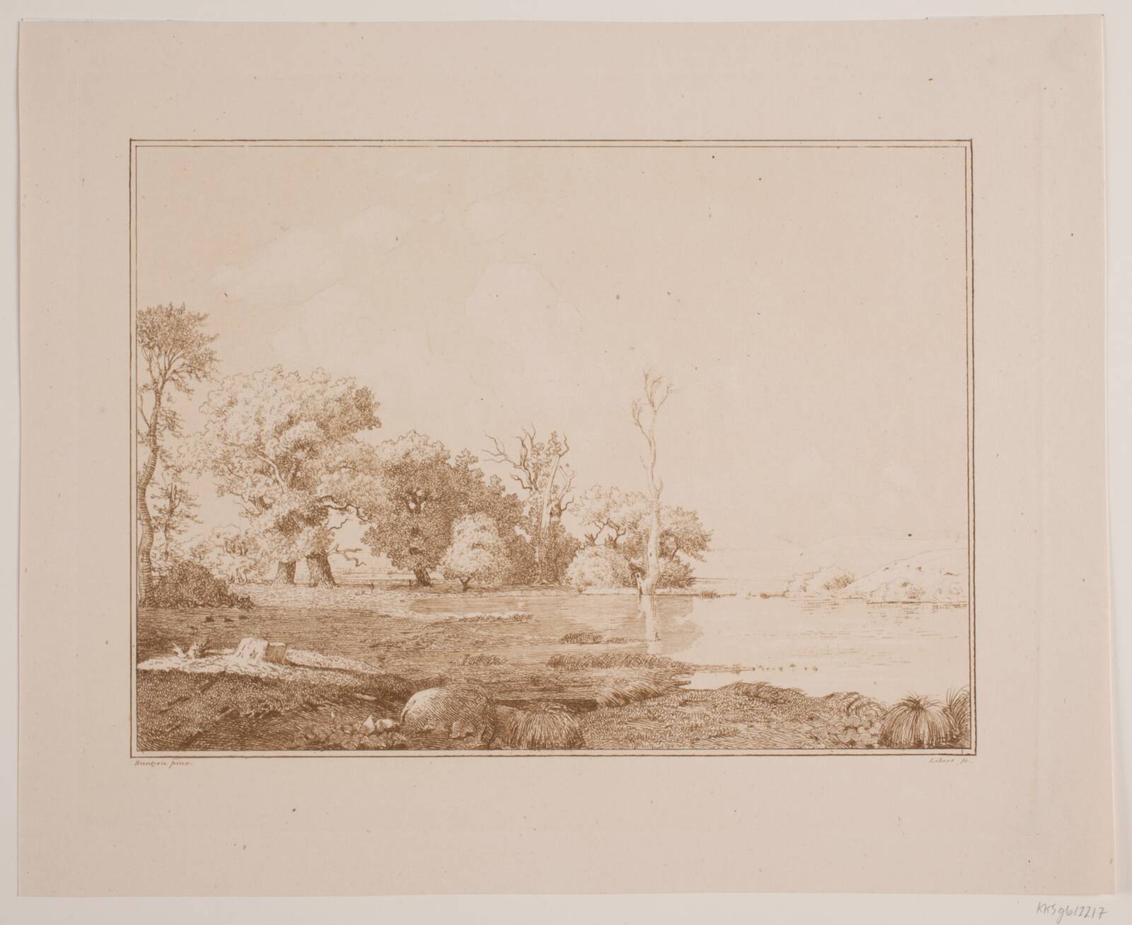 Landskab, Georg Emil Libert, 1841