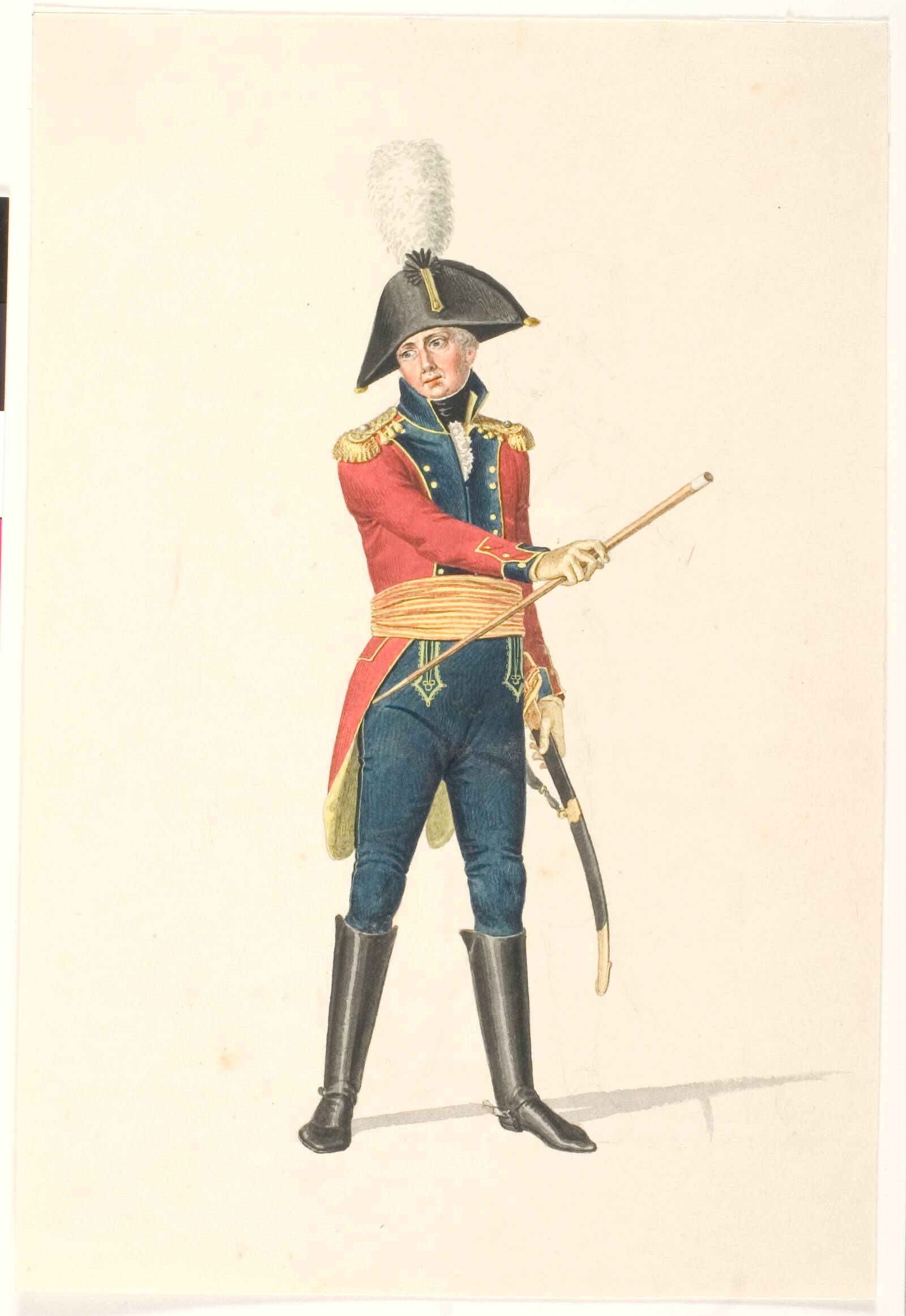 Artilleriofficer, Johannes Senn, 1807