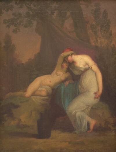 Den græske digter Sappho og mytilenerinden
