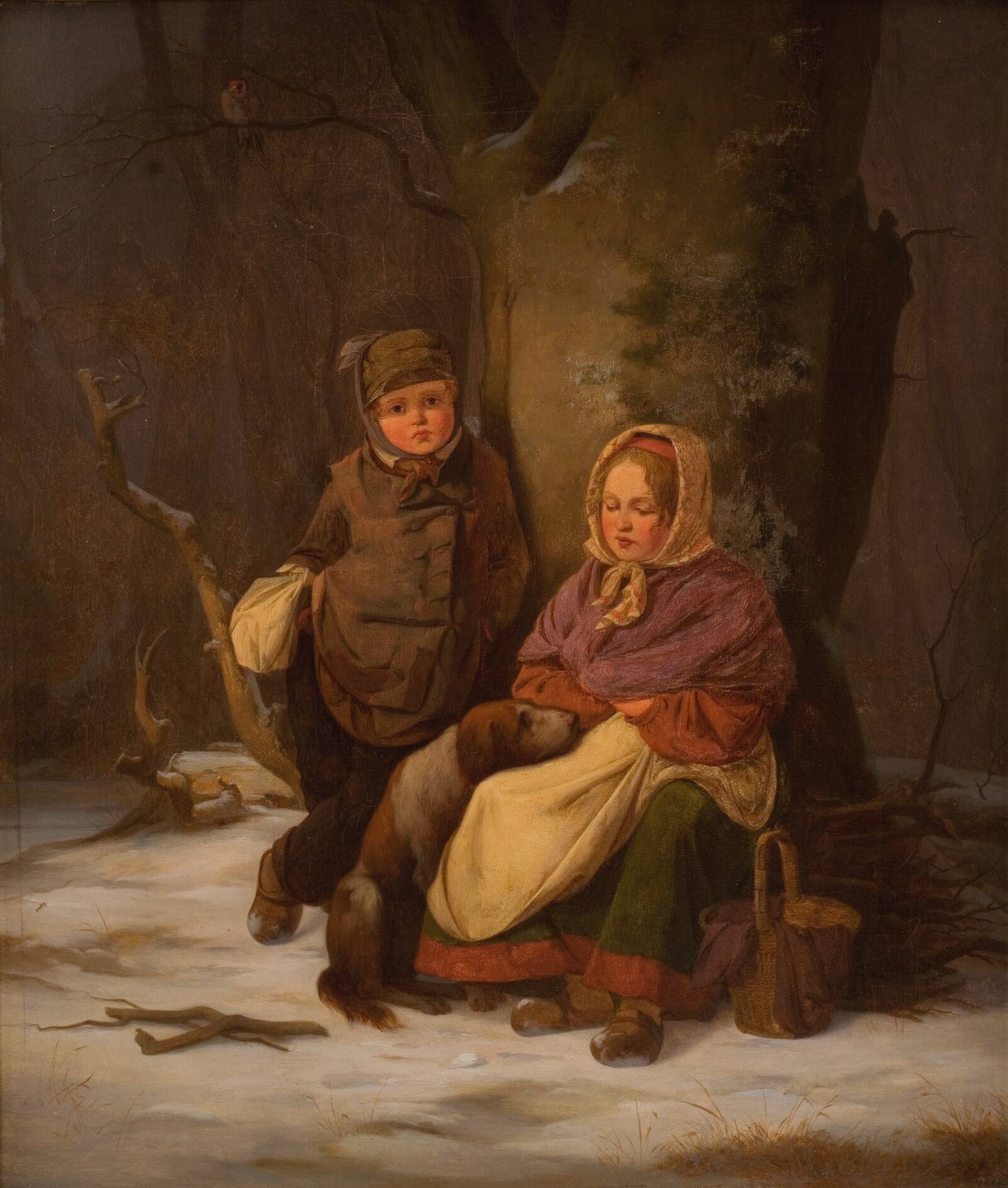 To fattige børn, Peter Julius Larsen, 1845