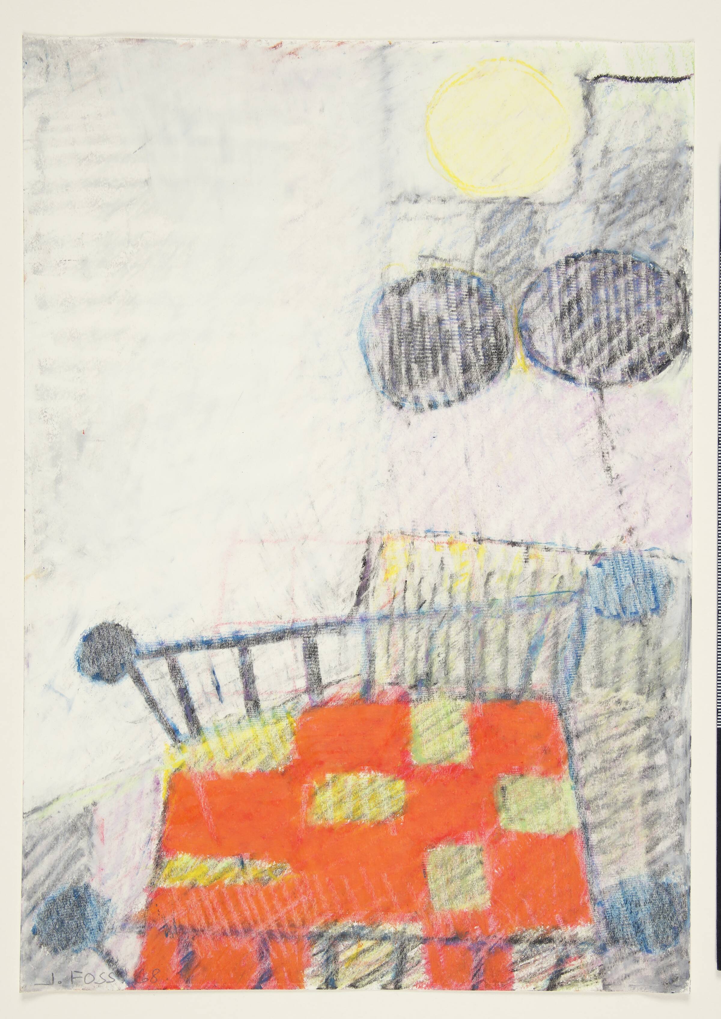 Interiør. Spanien, Johanne Foss, 1968