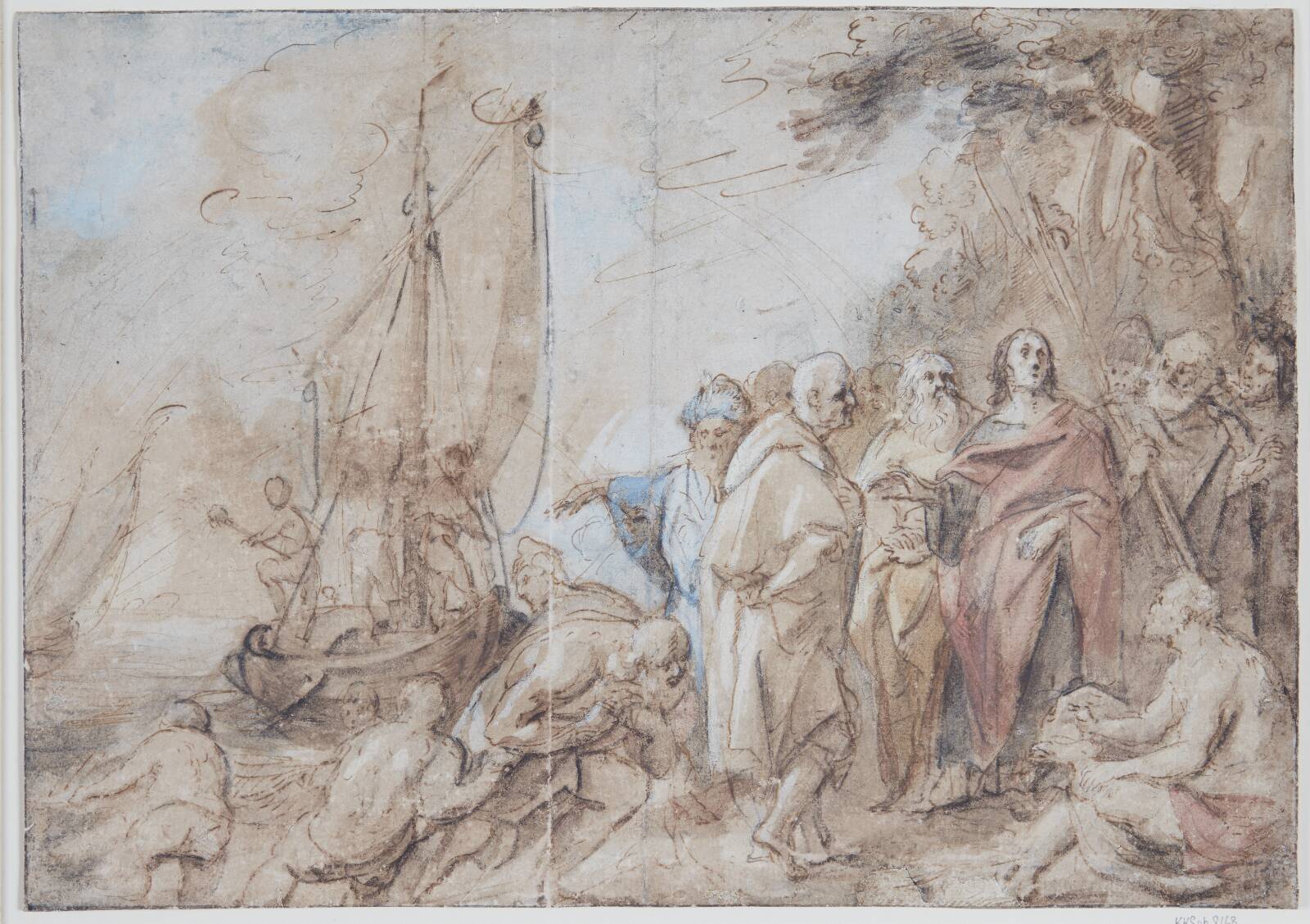 Peter og Andreas kaldes, Jacob Jordaens, 1616-1617