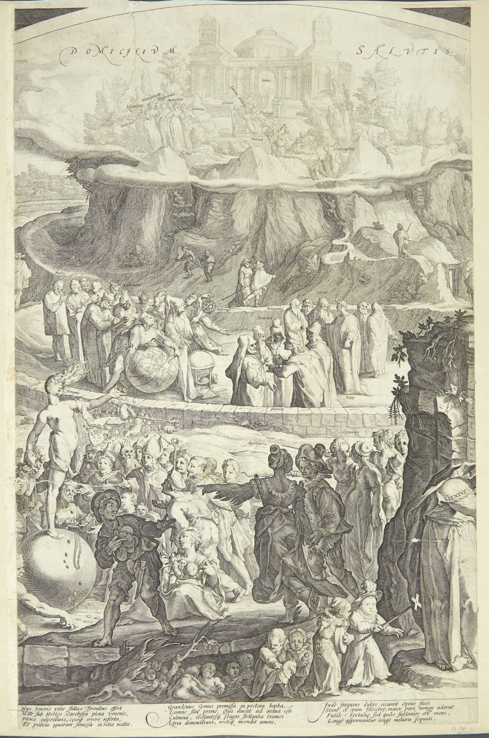 Tabula Cebetis, Jacob Matham, 1592