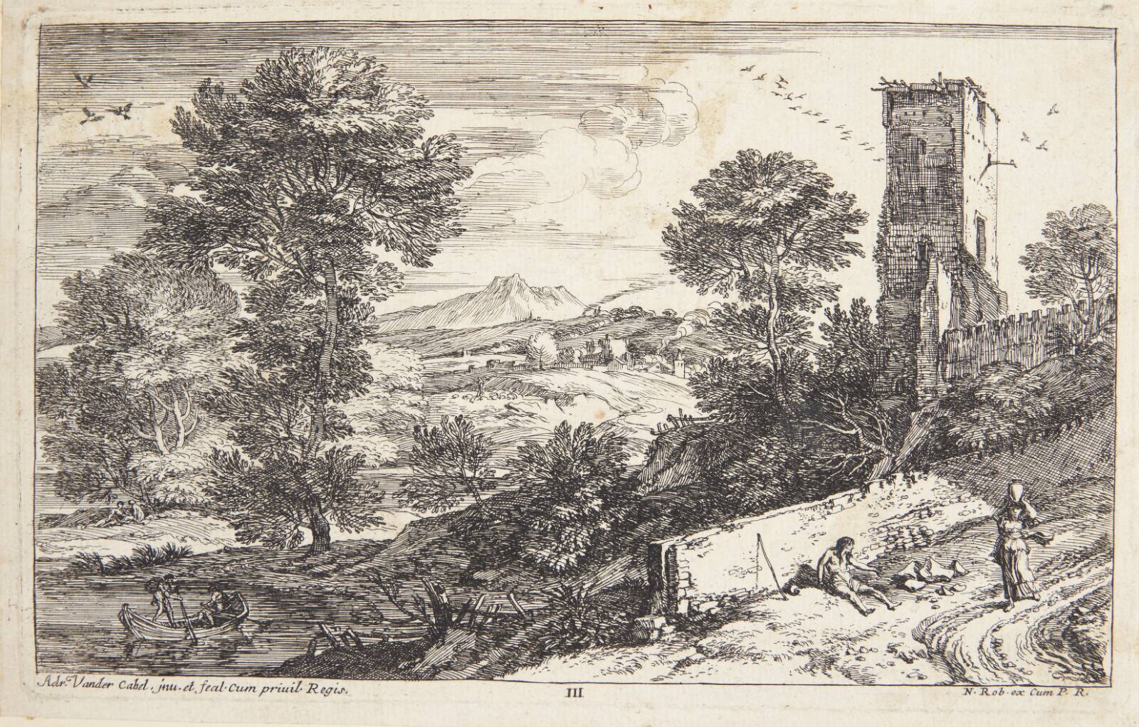 Tigger, Adriaen van der Kabel, 1630-1705