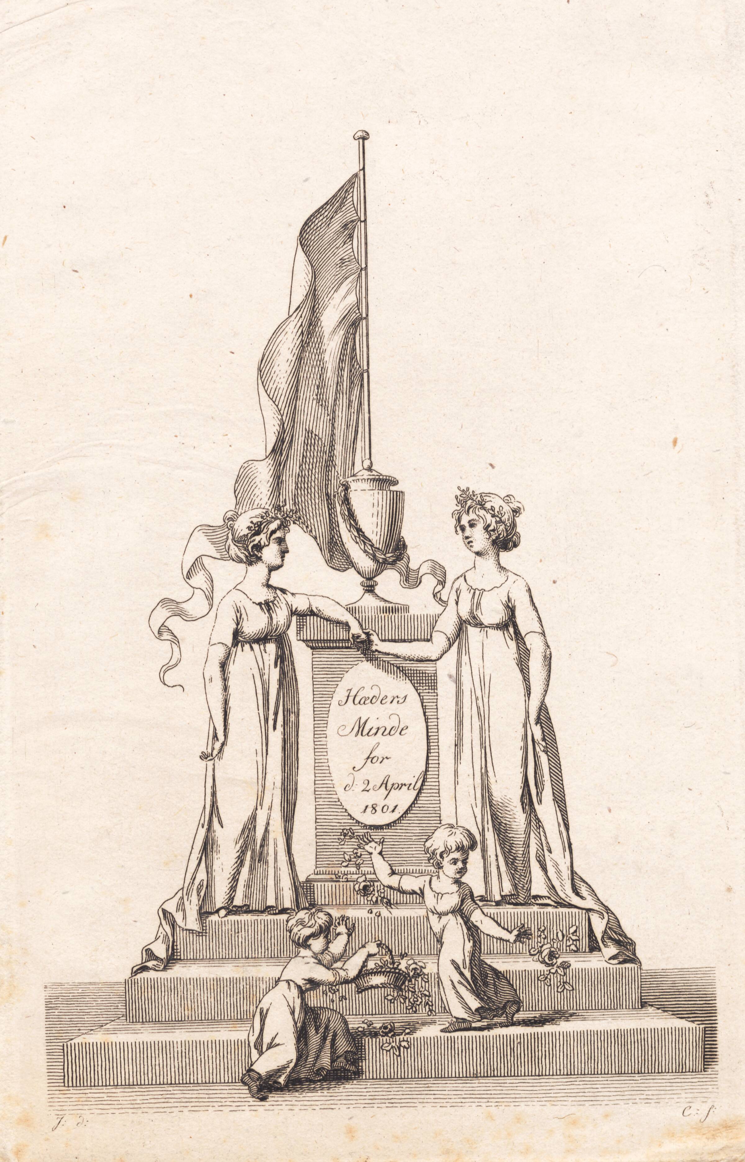 "Hæders Minde for d. 2 April 1801", J.F. Clemens, 1748-1831