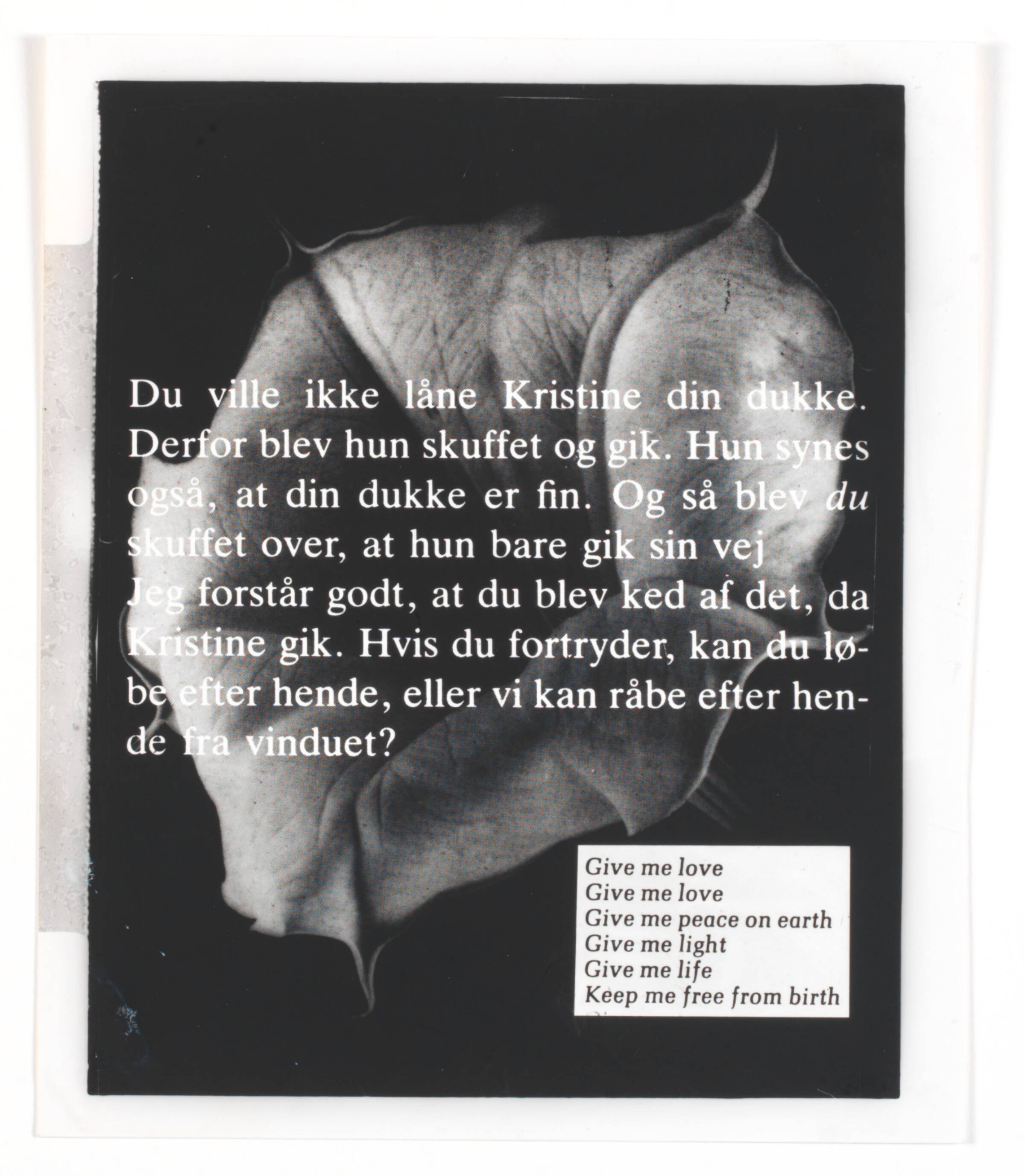 Uden titel, Christian Schmidt-Rasmussen, 1992
