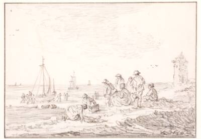 Mennesker på stranden