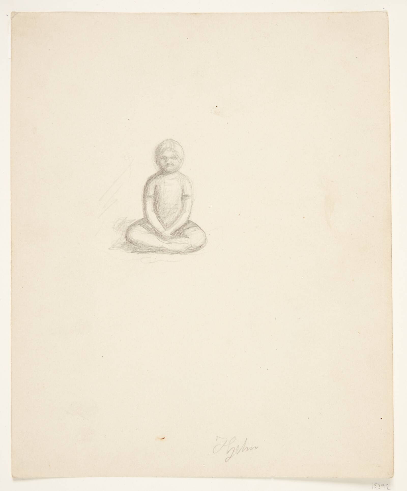 Figurskitse, Johannes Larsen, 1922