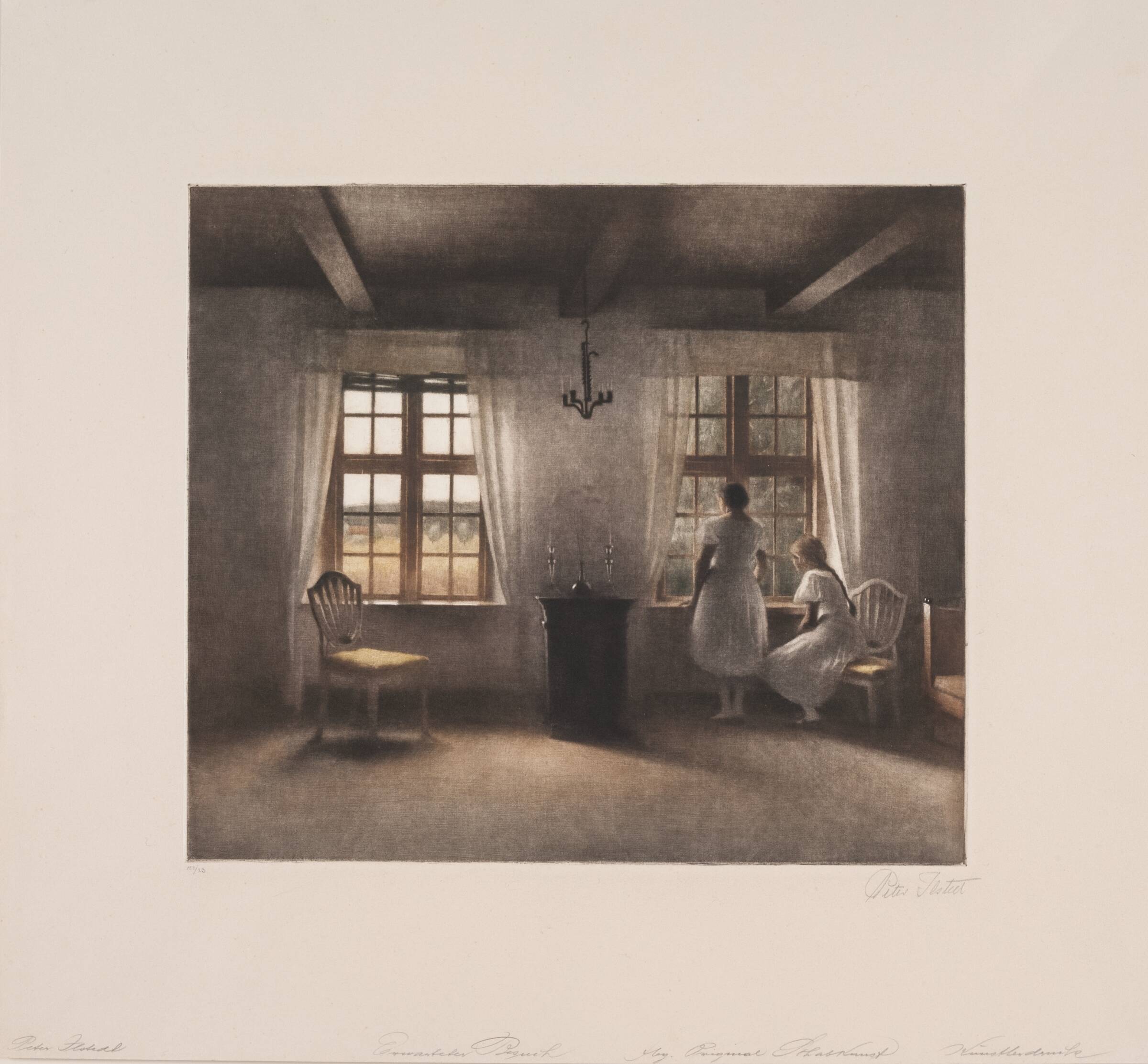 Gæsterne ventes, Peter Ilsted, 1911