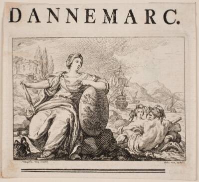 Vignet til P. H. Mallet: Histoire de Danemarc I, 1758