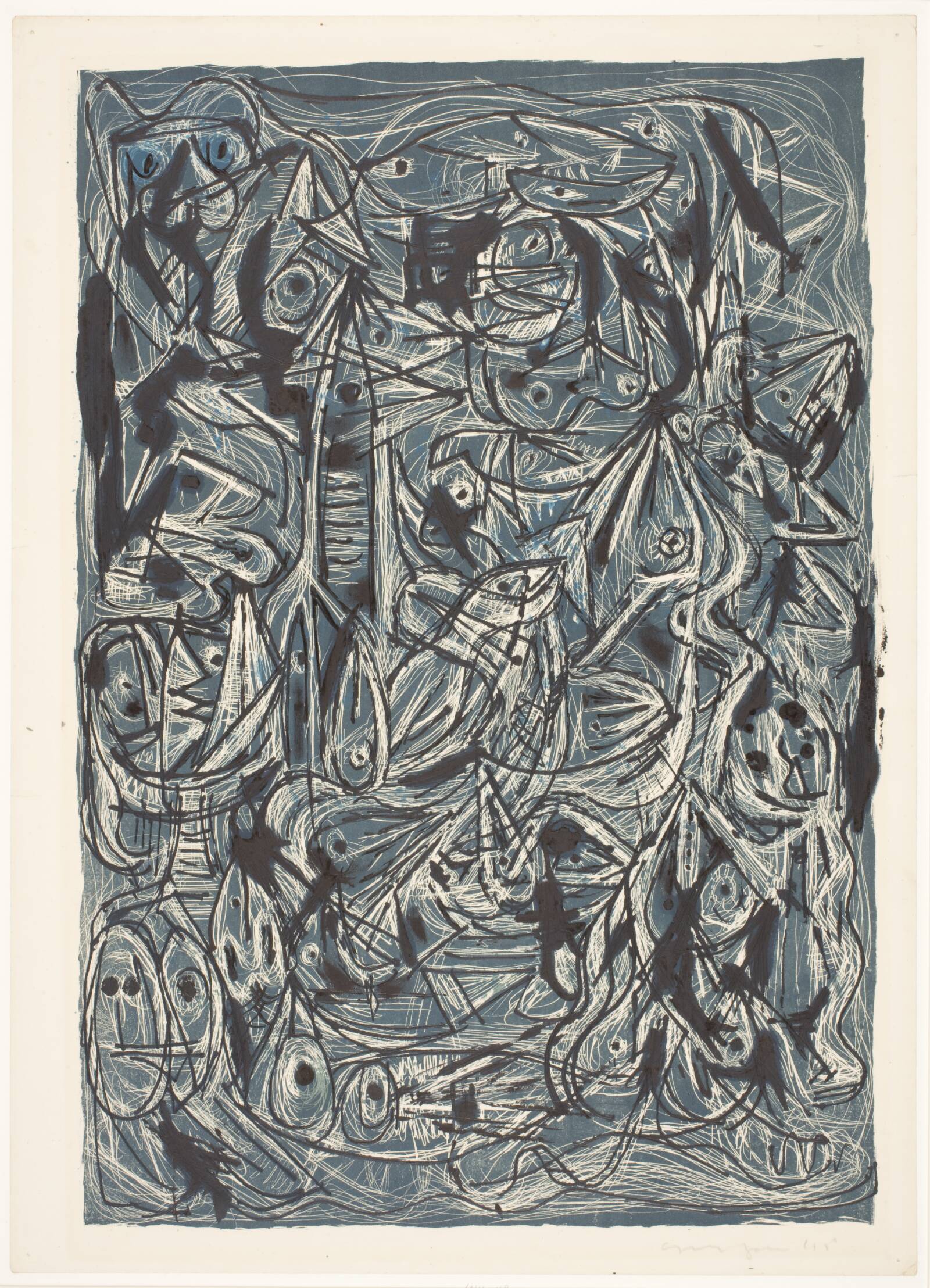 Uden titel, Asger Jorn, 1945