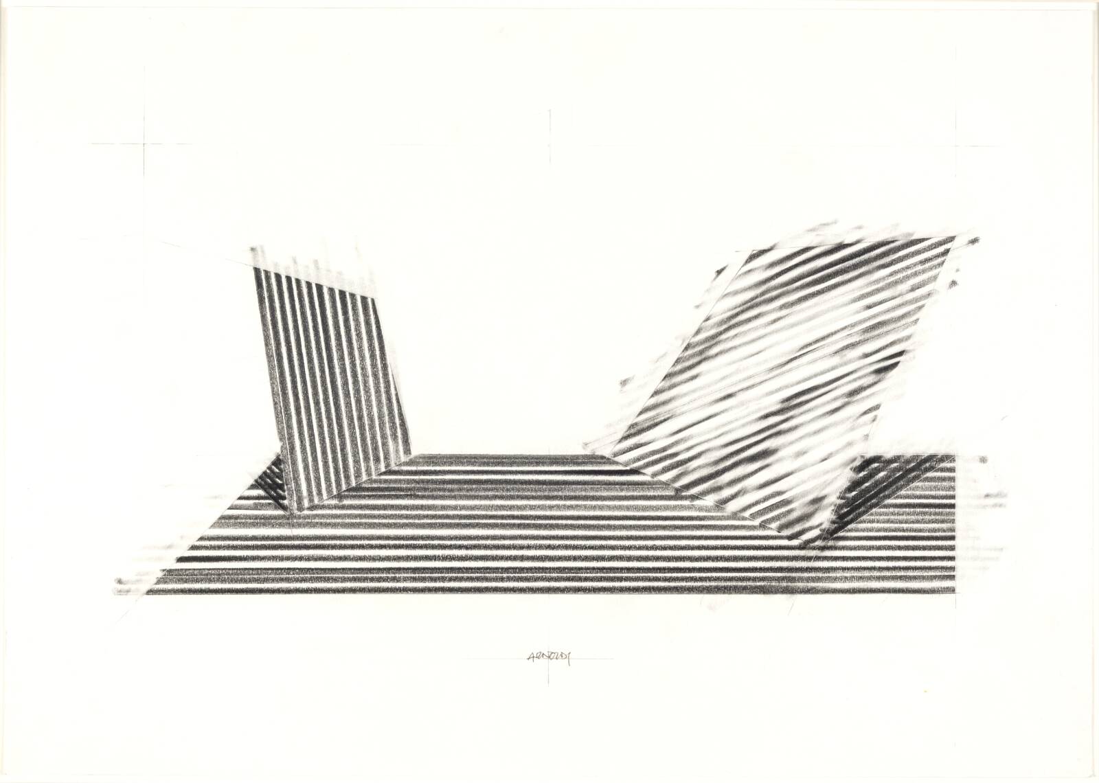 Scenebillede med udsigt, Per Arnoldi, 2013
