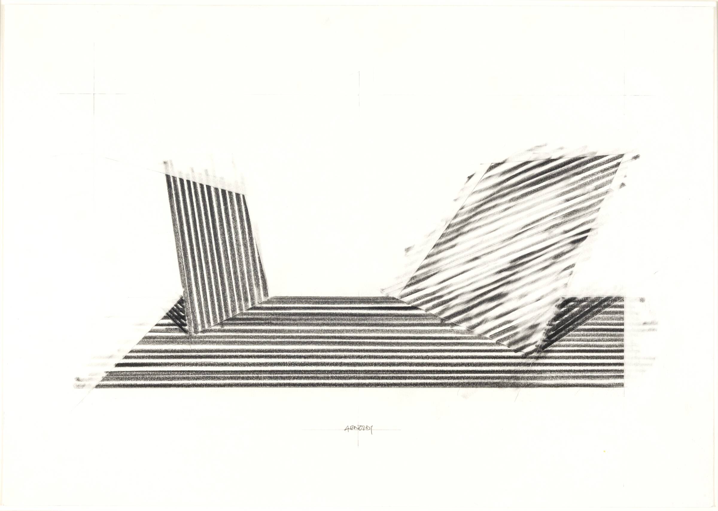 Scenebillede med udsigt, Per Arnoldi, 2013