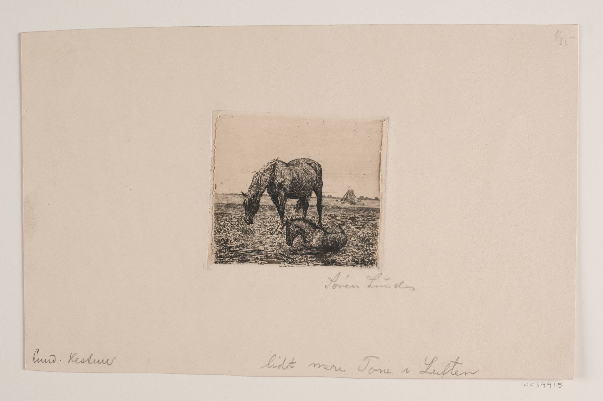 Hestene, Søren Lund, 1901