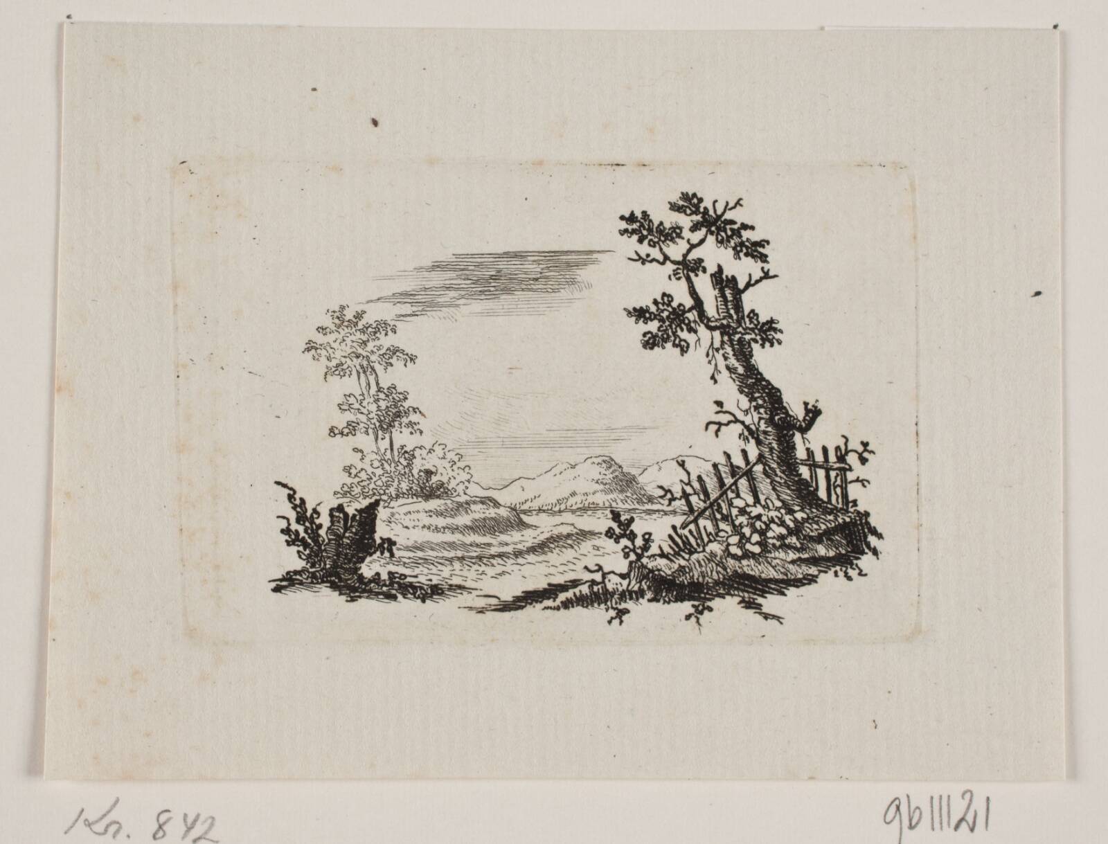 Landskab, Johan Bülow, 1780