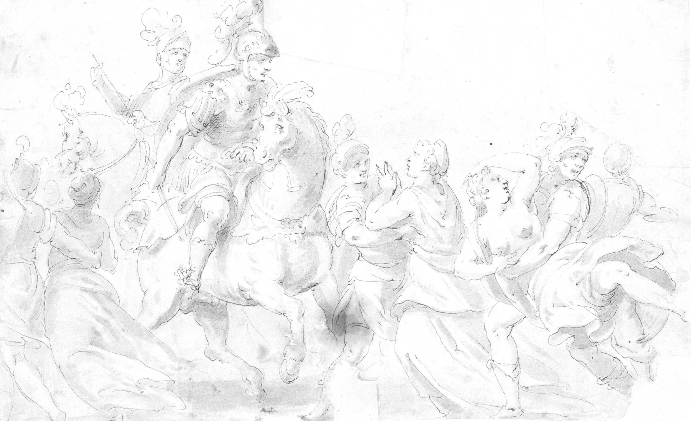 Sabinerindernes rov, Christoph Schwarz, 1576-1577