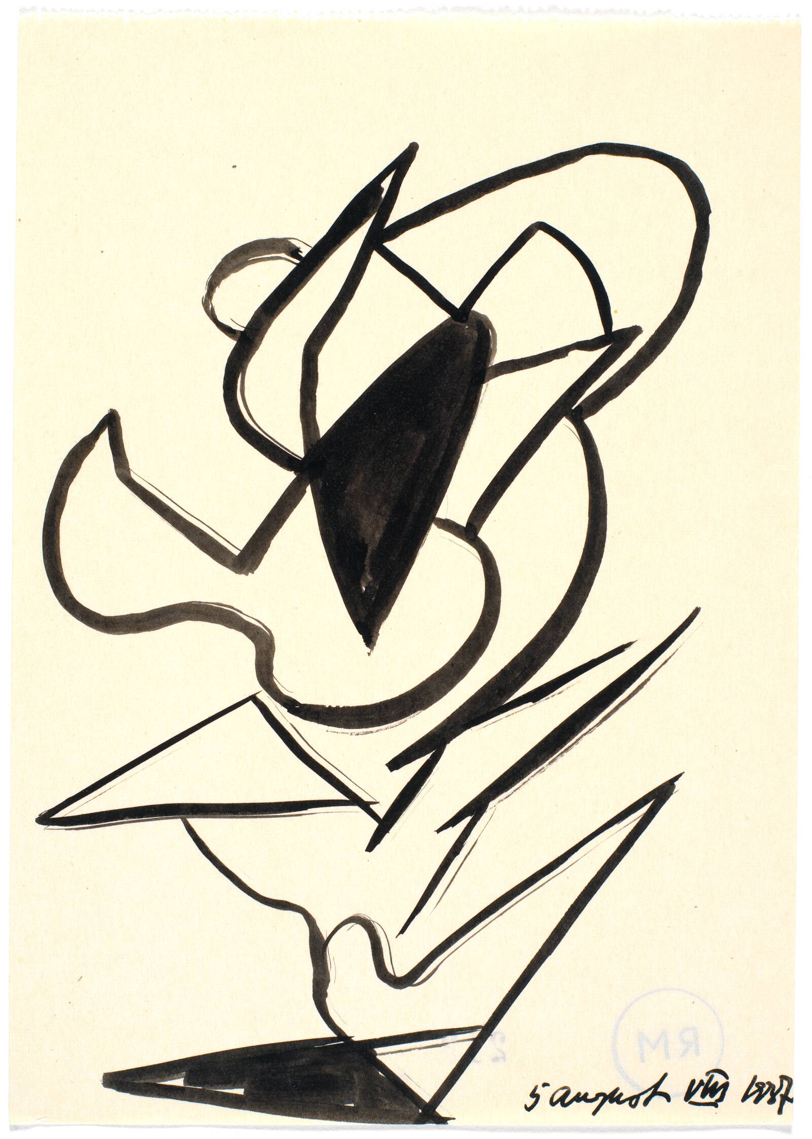 Botanisk figuration, Richard Mortensen, 1937