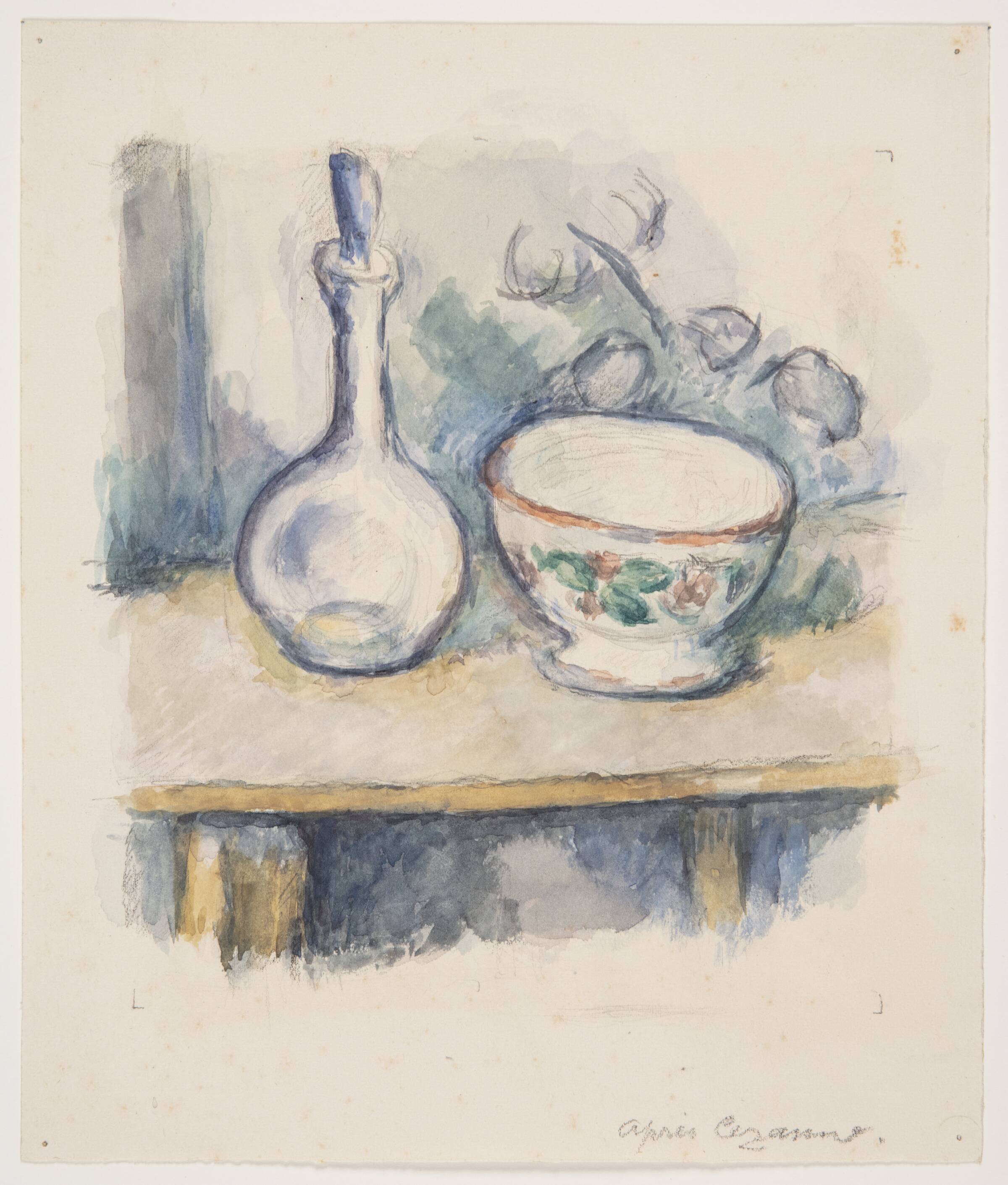 Nature morte med skål og karaffel, Georg Jacobsen, 1927-1931