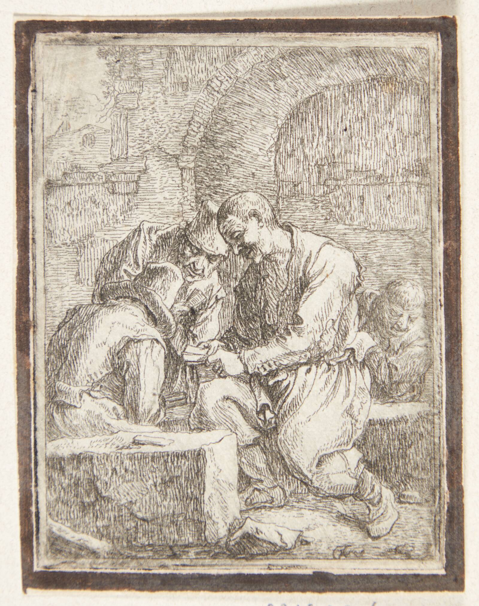 Kortspillere, Thomas Wijck, 1616-1676