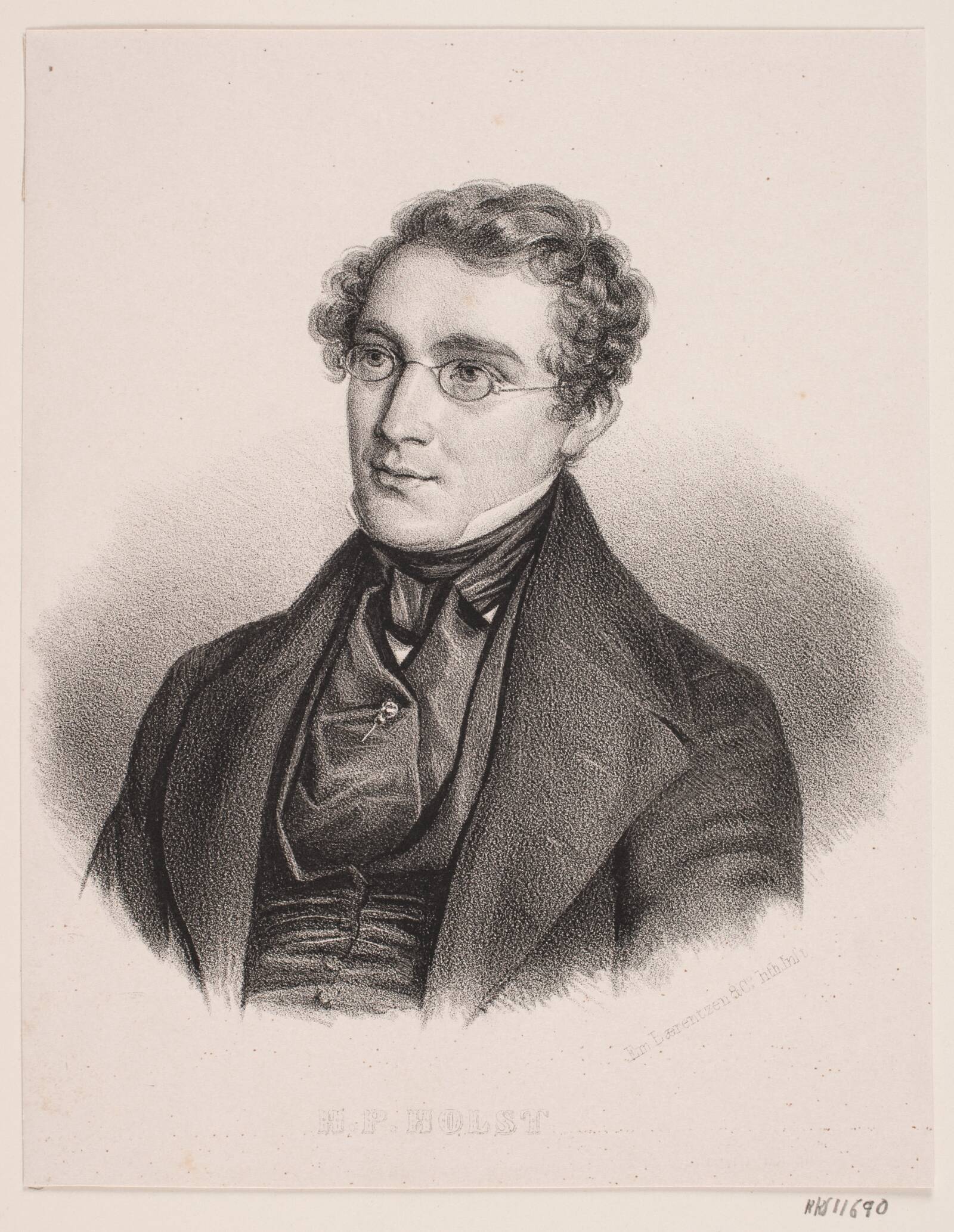 Hans Peter Holst, Ubekendt, 1840
