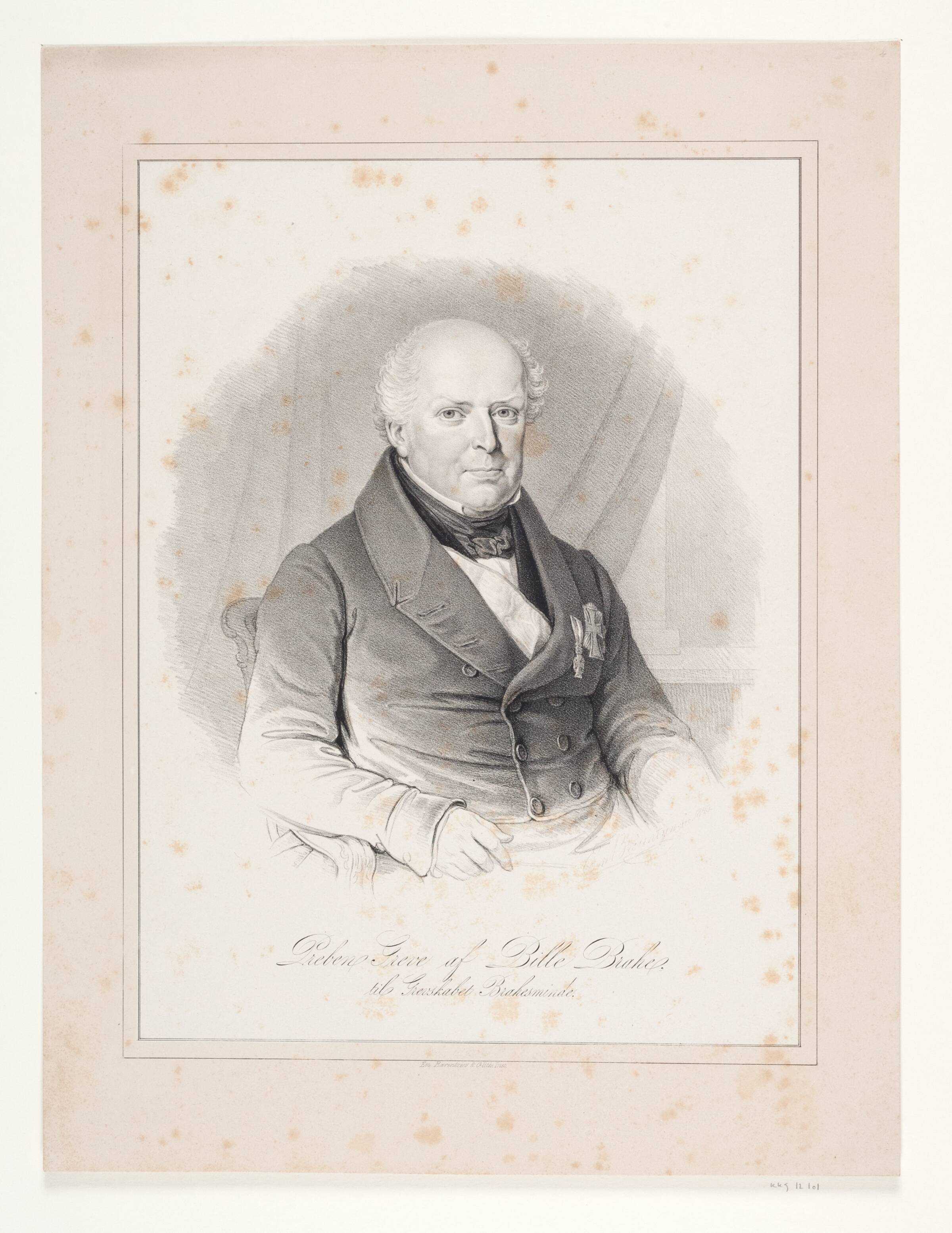 Preben Bille-Brahe, Emil Ditlev Bærentzen, 1840