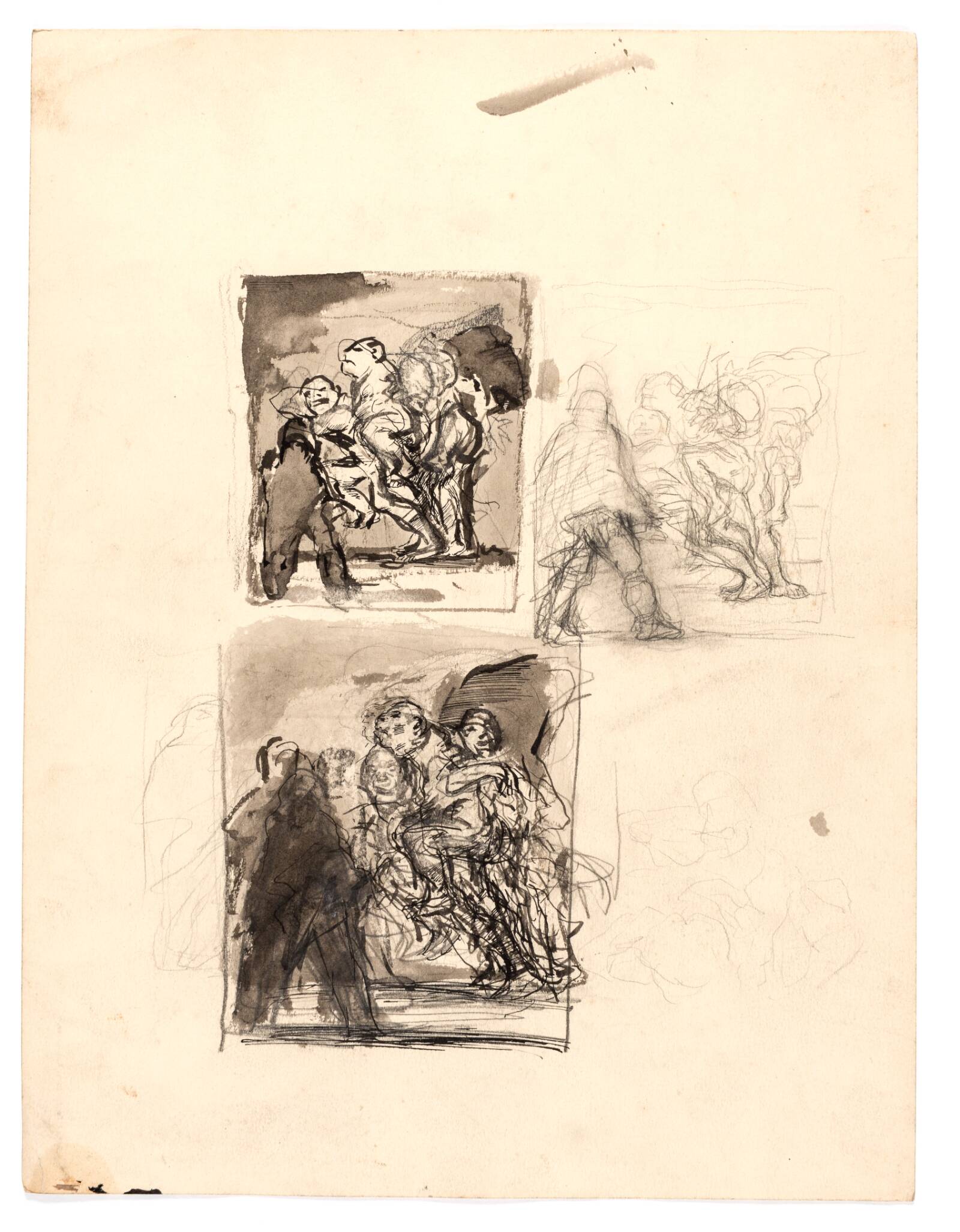 Tre studier til "Macbeth og heksene", Oluf Hartmann, 1879-1910