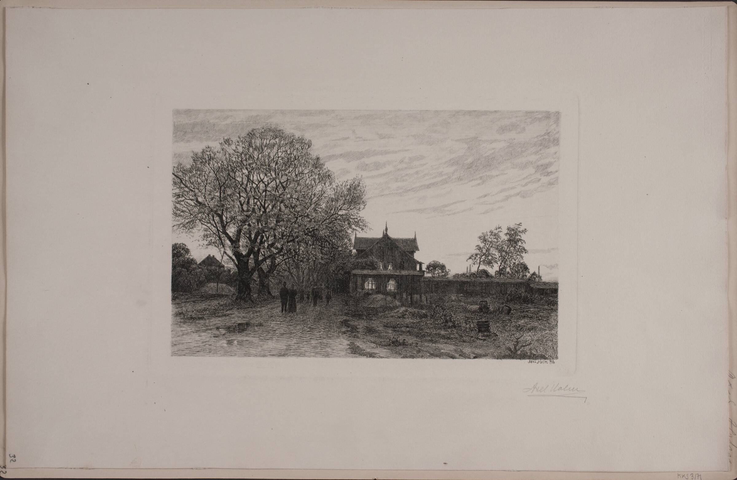 Fra den gamle Langelinje, Axel Holm, 1896