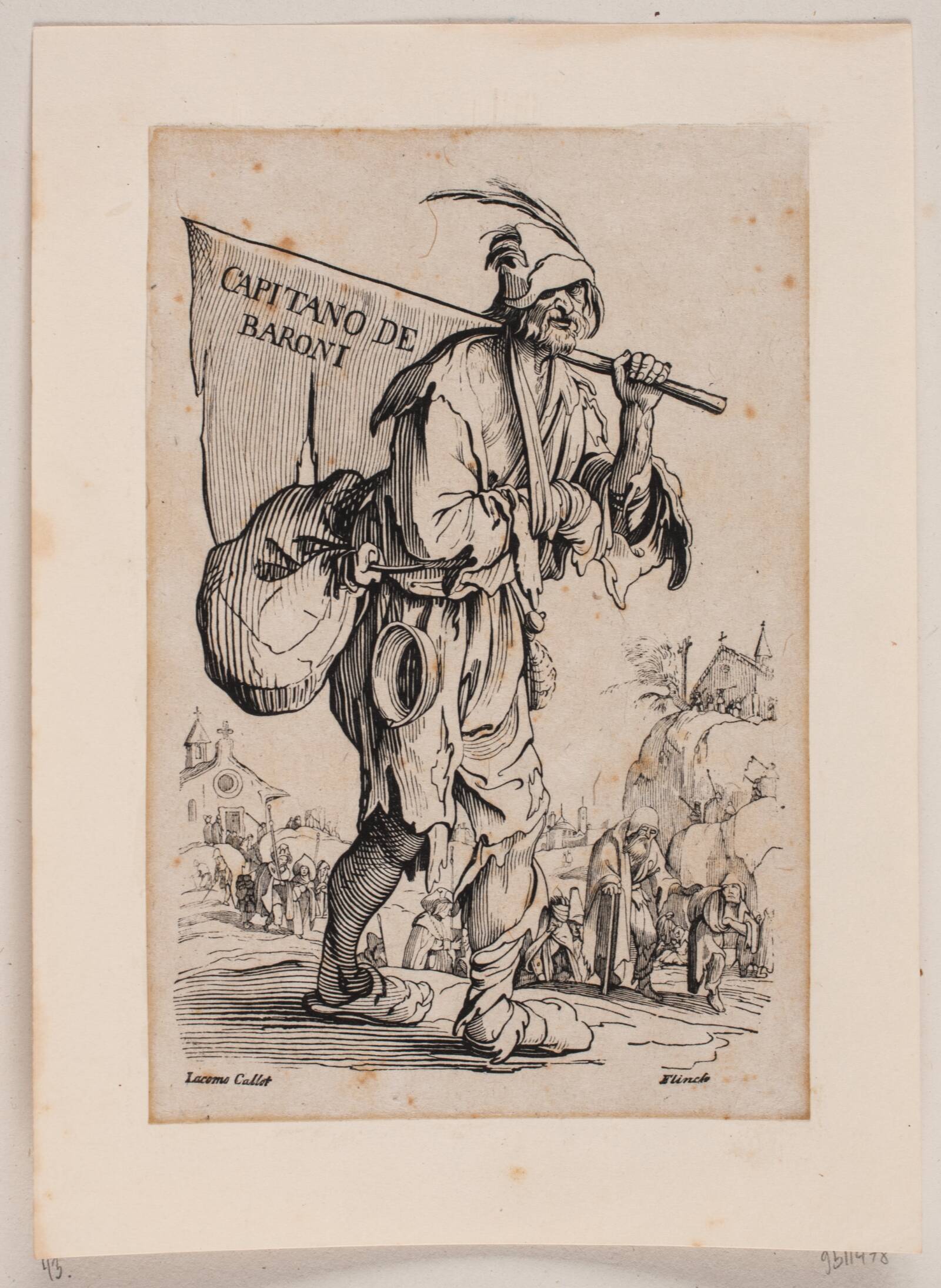 Capitano de Baroni, Andreas Flinch, 1813-1872