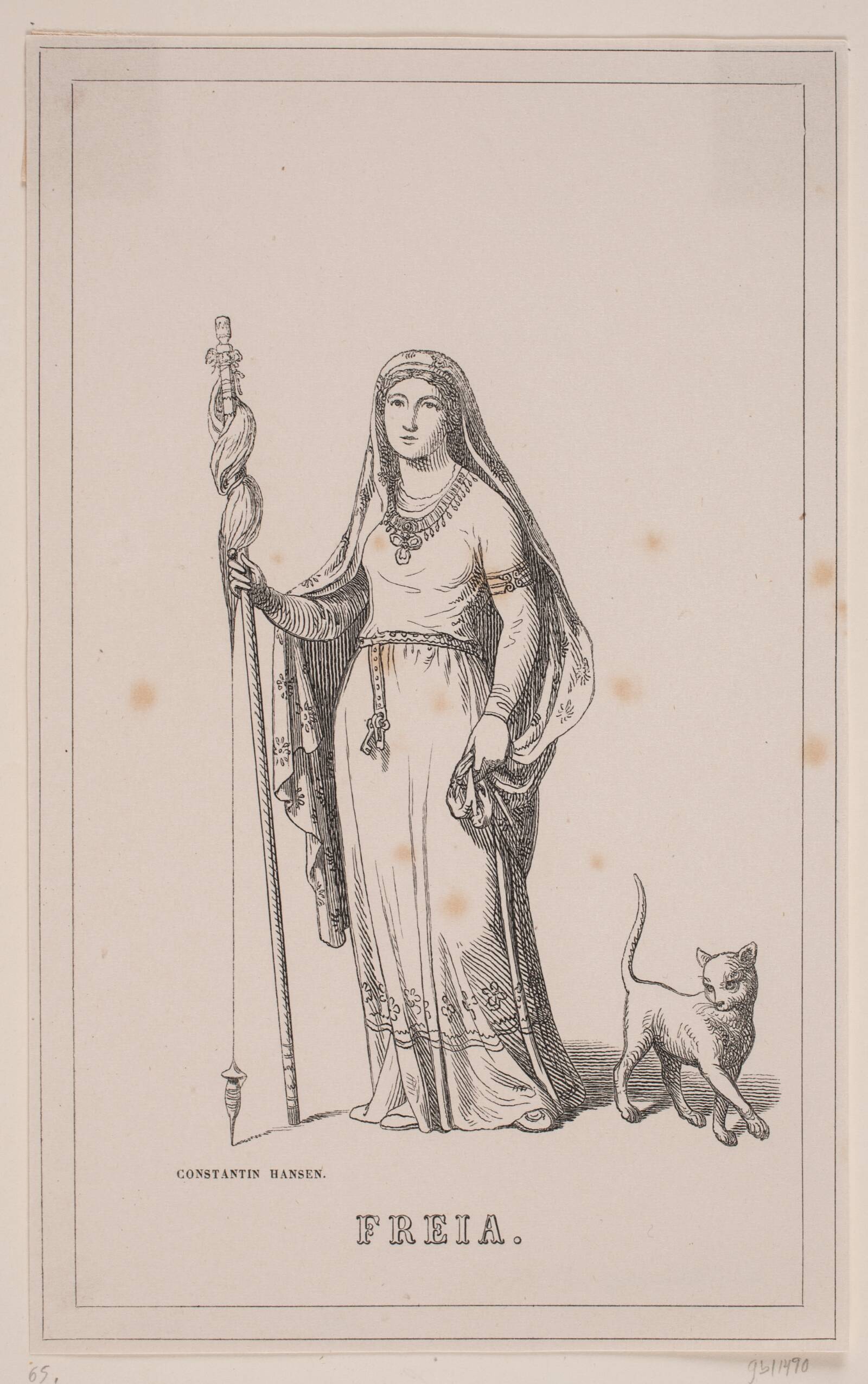 Freia, Axel Theodor Kittendorff, 1813-1872