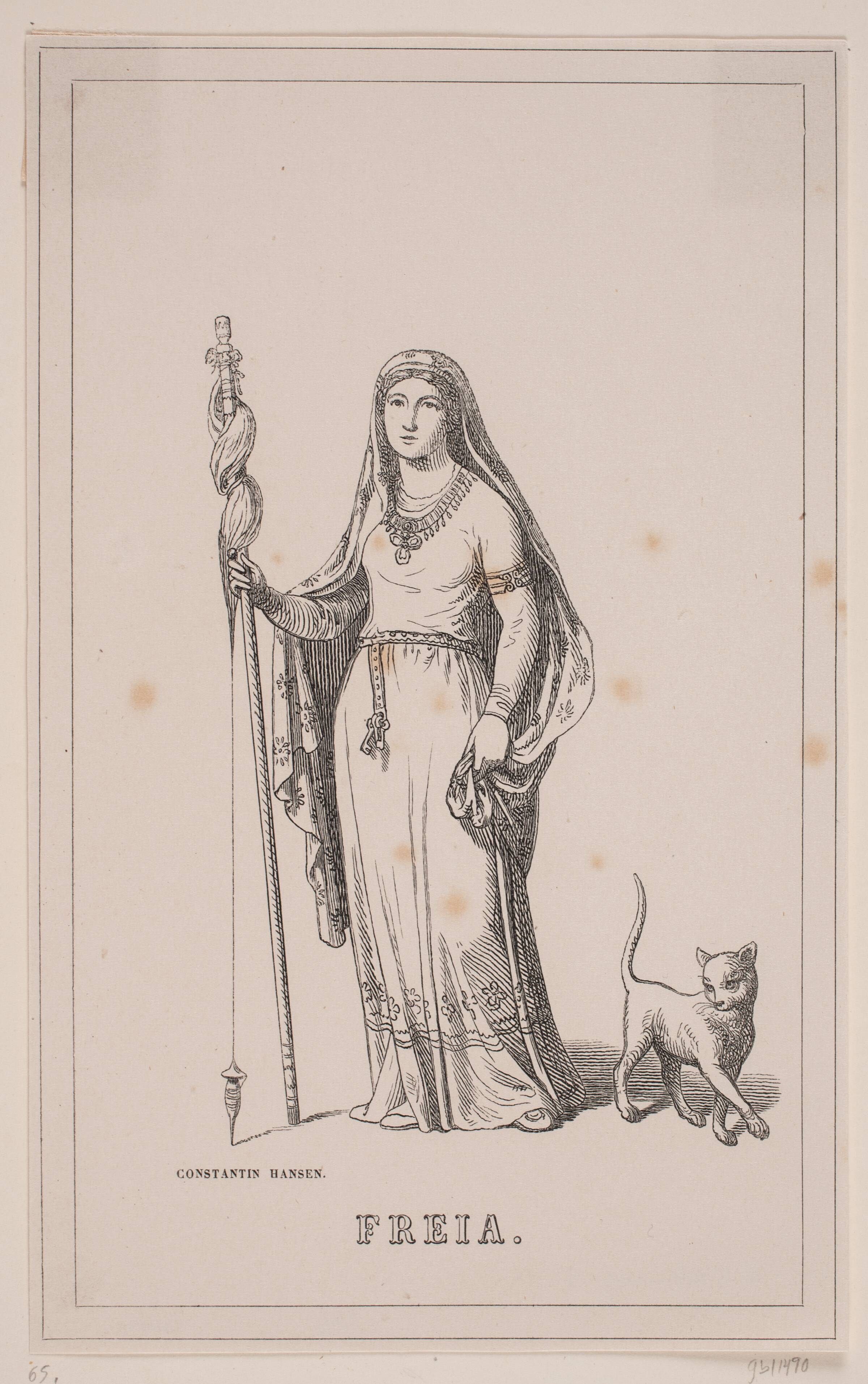 Freia, Axel Theodor Kittendorff, 1813-1872